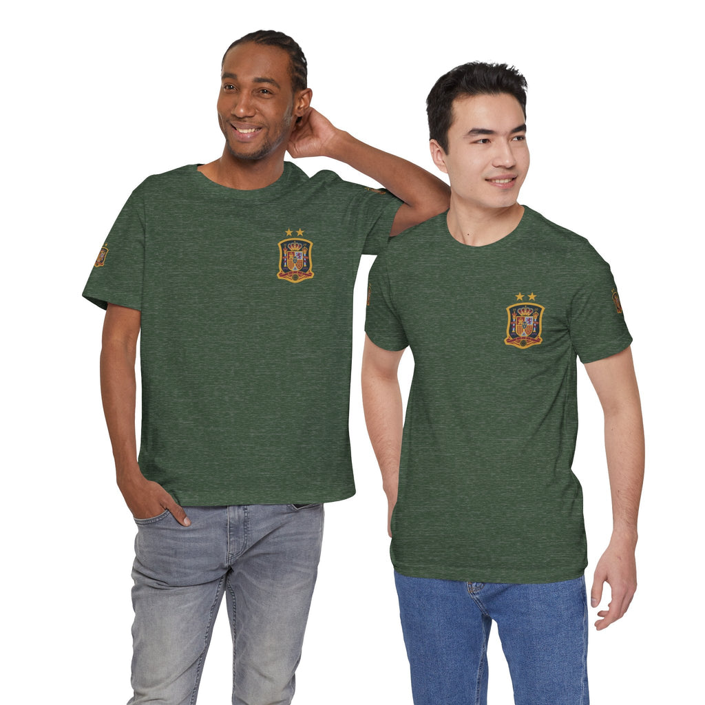 Spain Pride Unisex T-Shirt, Casual Wear, Spain Tee, Travel Souvenir, Sports Fan Gear, Spain Gifts, Cool Summer Shirt - Etna Gift