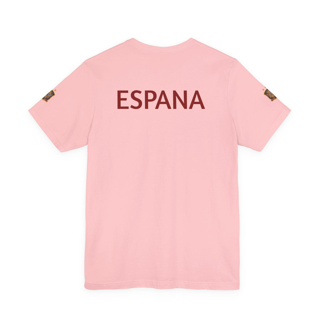Spain Pride Unisex T-Shirt, Casual Wear, Spain Tee, Travel Souvenir, Sports Fan Gear, Spain Gifts, Cool Summer Shirt - Etna Gift
