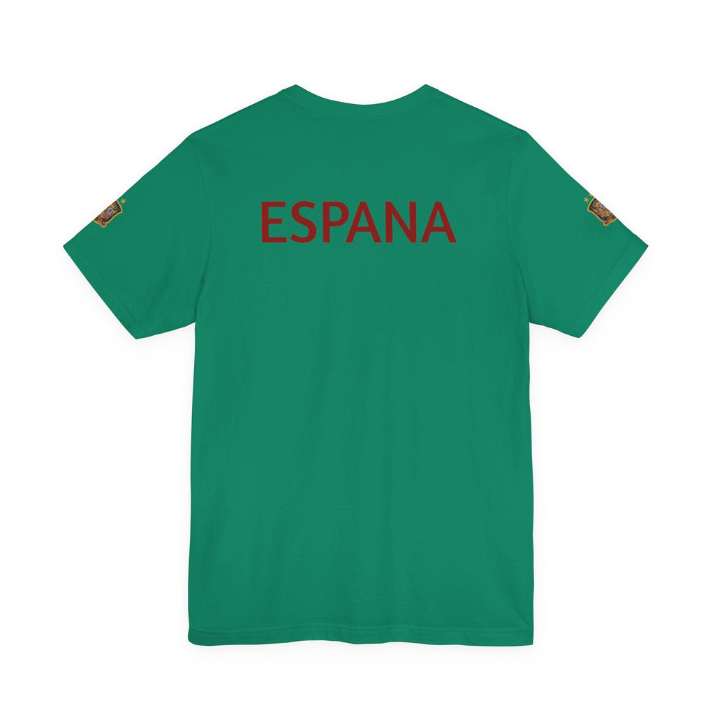 Spain Pride Unisex T-Shirt, Casual Wear, Spain Tee, Travel Souvenir, Sports Fan Gear, Spain Gifts, Cool Summer Shirt - Etna Gift