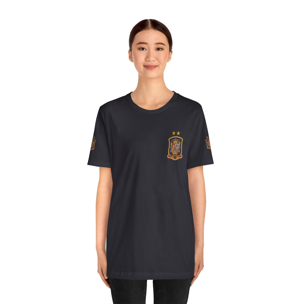 Spain Pride Unisex T-Shirt, Casual Wear, Spain Tee, Travel Souvenir, Sports Fan Gear, Spain Gifts, Cool Summer Shirt - Etna Gift