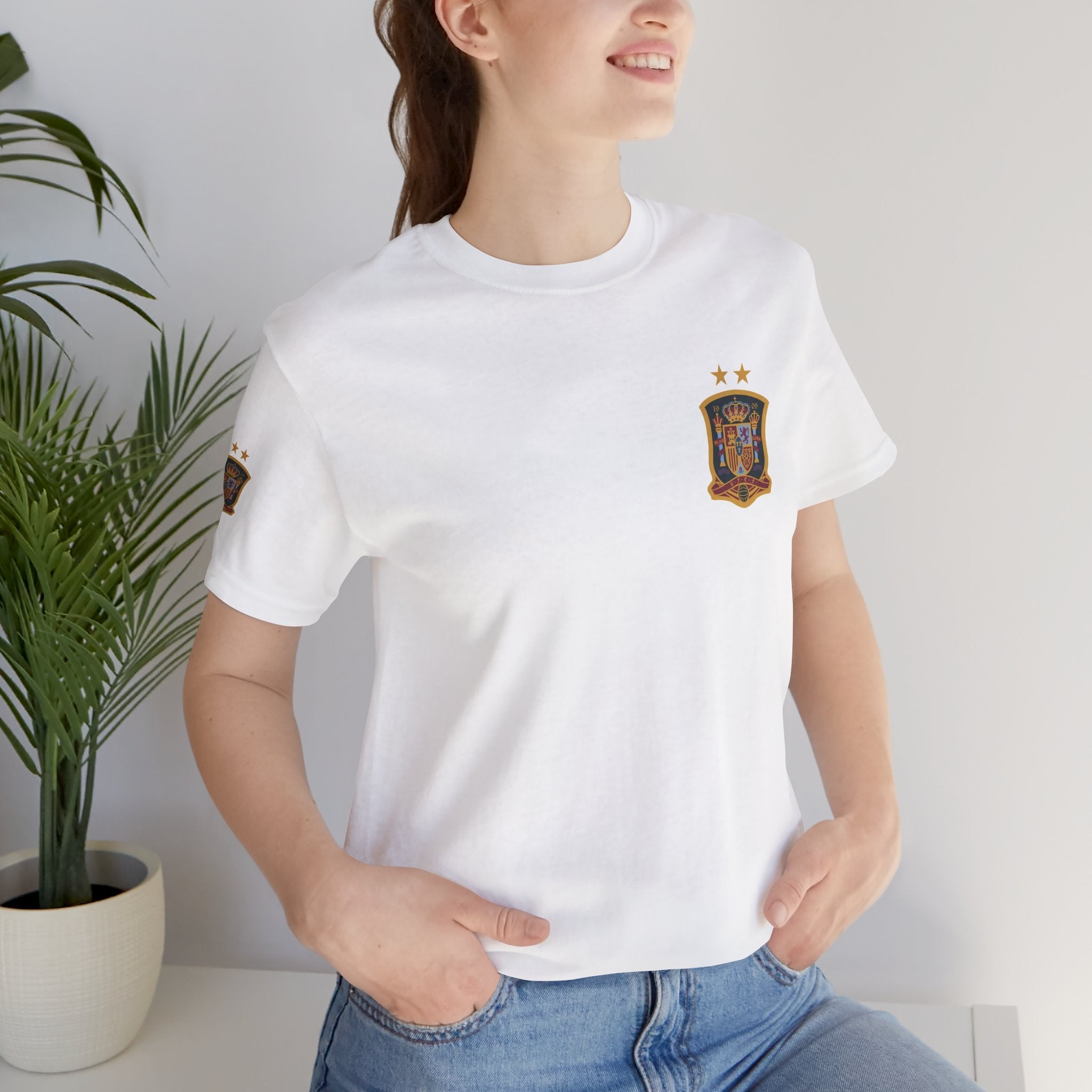 Spain Pride Unisex T-Shirt, Casual Wear, Spain Tee, Travel Souvenir, Sports Fan Gear, Spain Gifts, Cool Summer Shirt - Etna Gift