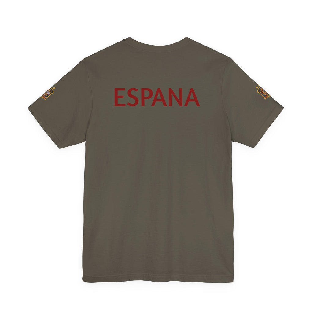 Spain Pride Unisex T-Shirt, Casual Wear, Spain Tee, Travel Souvenir, Sports Fan Gear, Spain Gifts, Cool Summer Shirt - Etna Gift