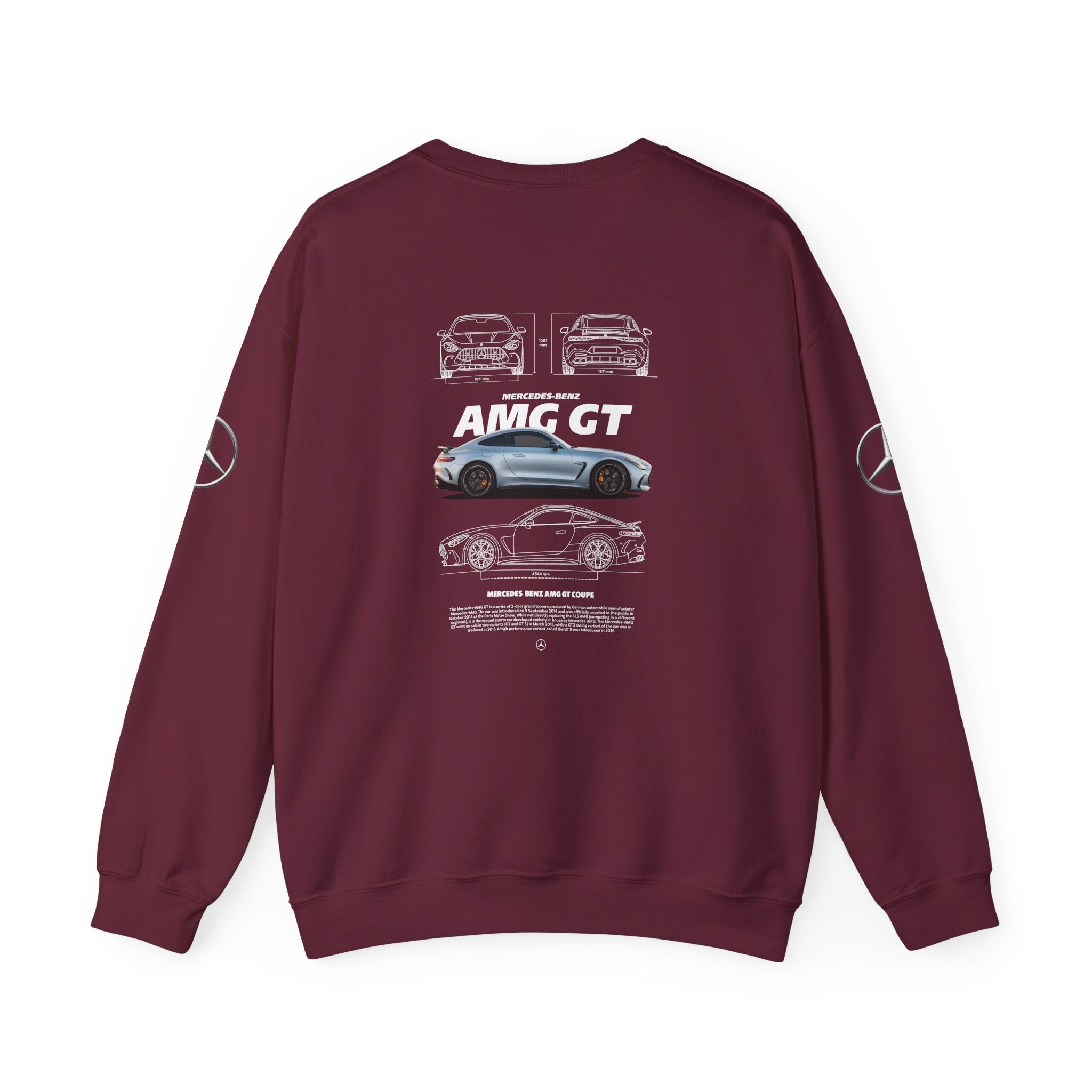 Sports Cars AMG Crewneck Sweatshirt, Gift for Car Enthusiasts, Unisex Hooded Sweatshirt, Casual Wear, Sportswear, Automotive Fashion - Etna Gift