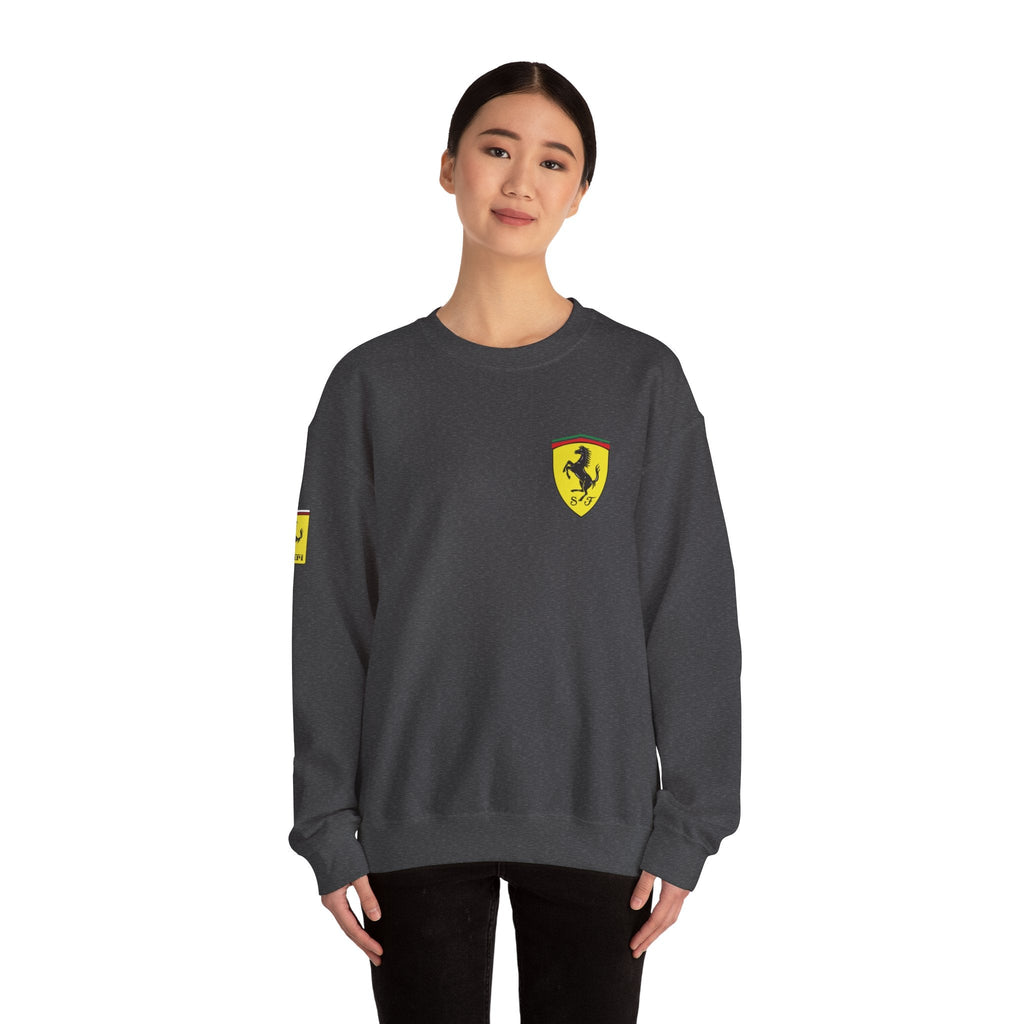 Sports Sweatshirt, Gift for Racing Car Enthusiasts, Graphic Design Sweater, Unisex Crew Neck Sweater, Automotive Clothing, - Etna Gift
