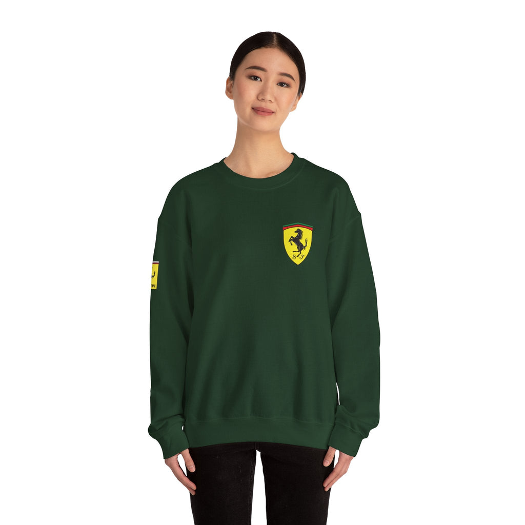 Sports Sweatshirt, Gift for Racing Car Enthusiasts, Graphic Design Sweater, Unisex Crew Neck Sweater, Automotive Clothing, - Etna Gift