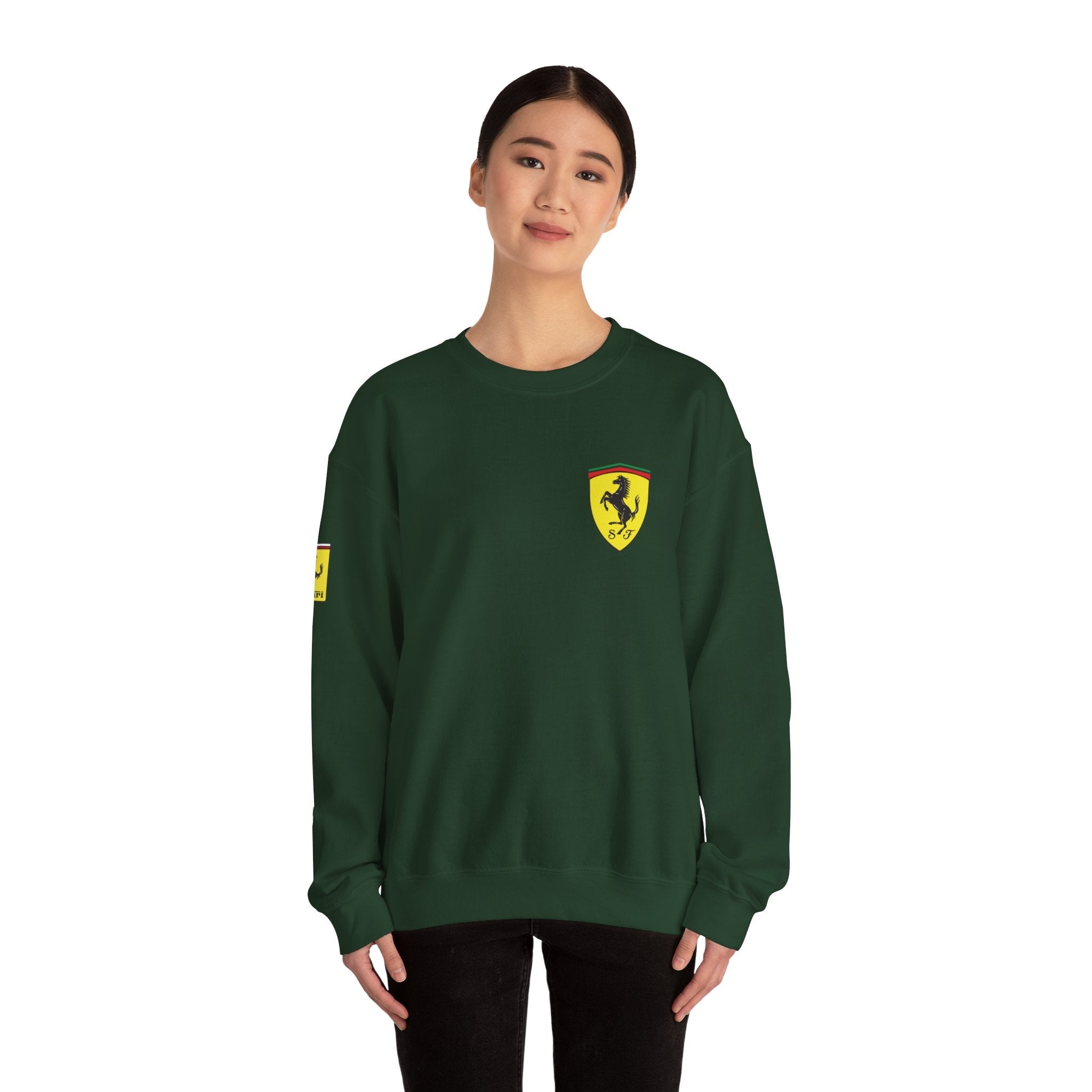 Sports Sweatshirt, Gift for Racing Car Enthusiasts, Graphic Design Sweater, Unisex Crew Neck Sweater, Automotive Clothing, - Etna Gift