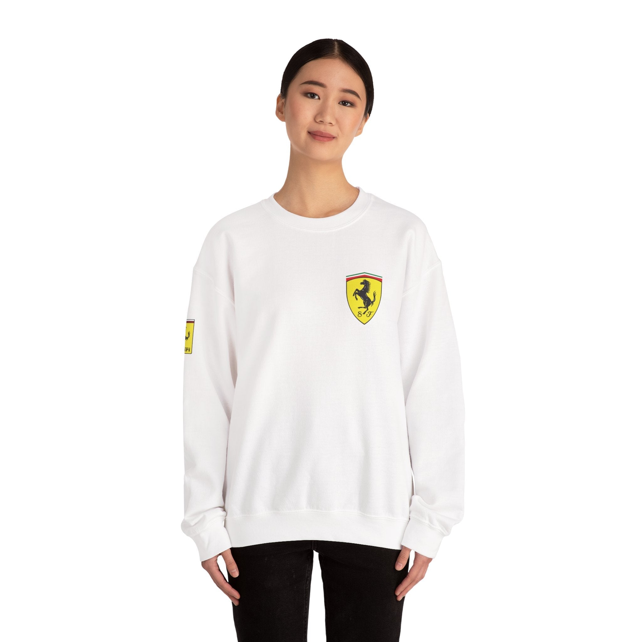 Sports Sweatshirt, Gift for Racing Car Enthusiasts, Graphic Design Sweater, Unisex Crew Neck Sweater, Automotive Clothing, - Etna Gift