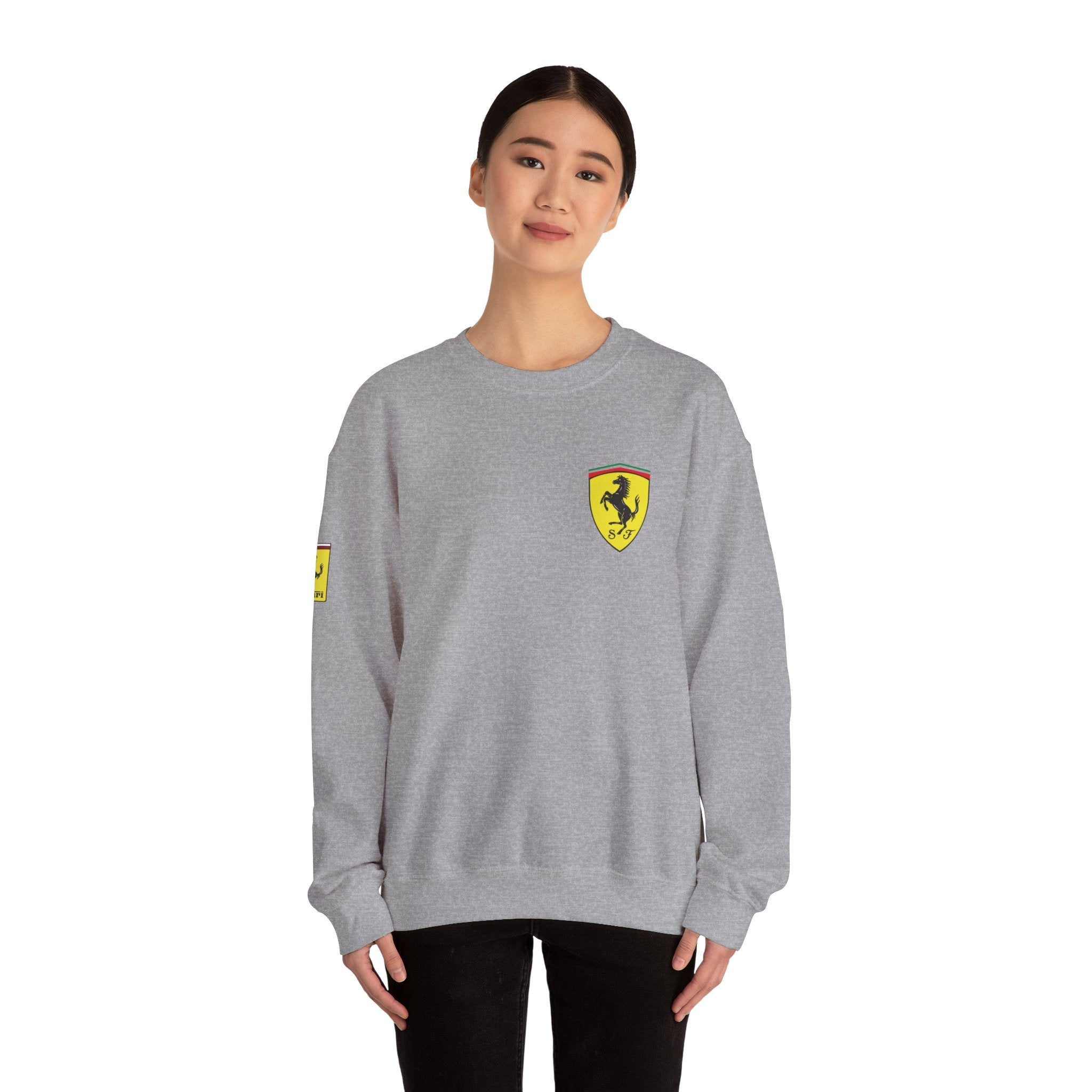 Sports Sweatshirt, Gift for Racing Car Enthusiasts, Graphic Design Sweater, Unisex Crew Neck Sweater, Automotive Clothing, - Etna Gift