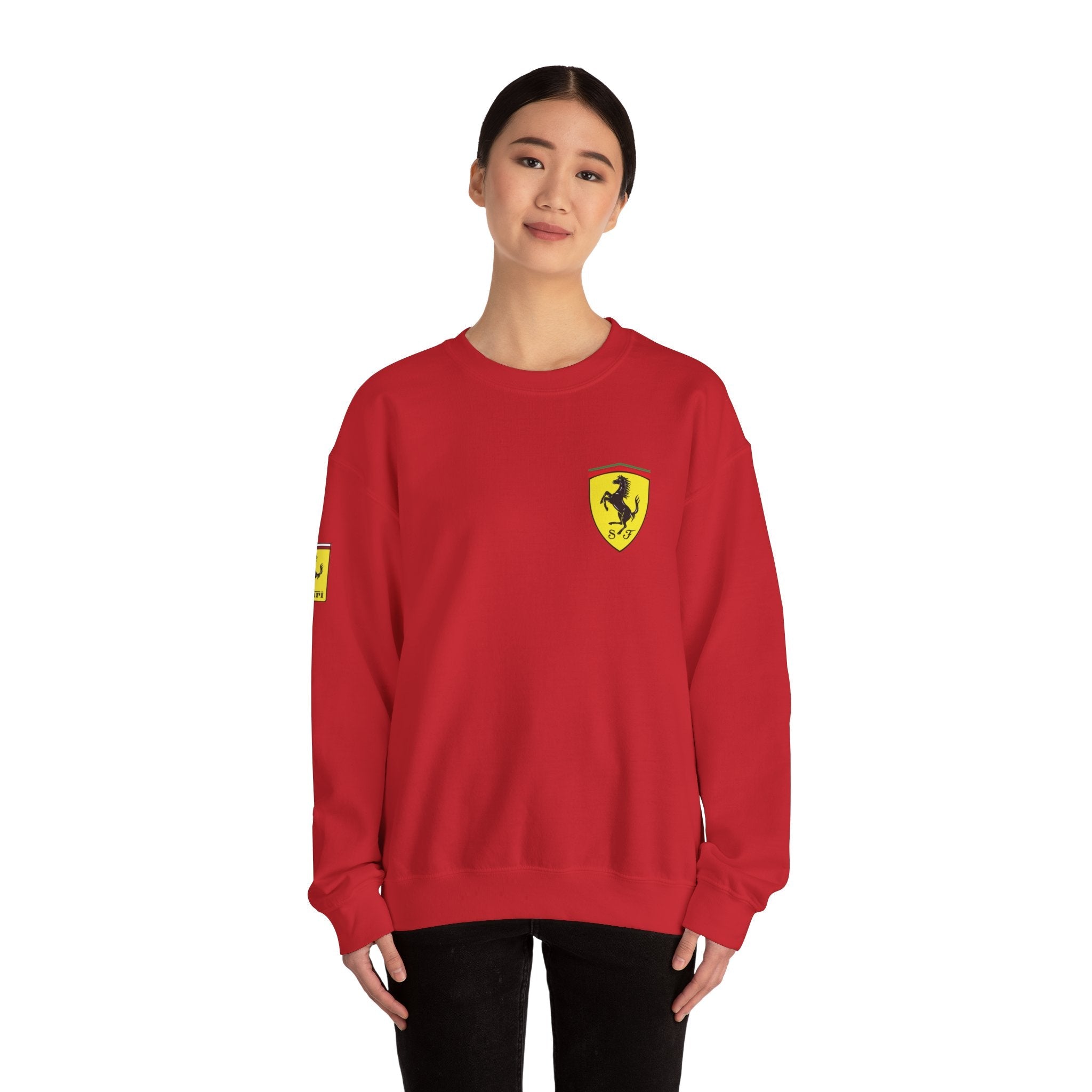 Sports Sweatshirt, Gift for Racing Car Enthusiasts, Graphic Design Sweater, Unisex Crew Neck Sweater, Automotive Clothing, - Etna Gift