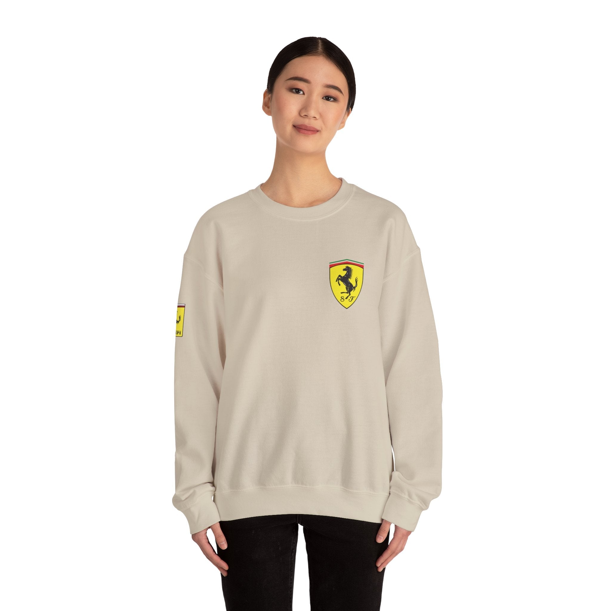 Sports Sweatshirt, Gift for Racing Car Enthusiasts, Graphic Design Sweater, Unisex Crew Neck Sweater, Automotive Clothing, - Etna Gift