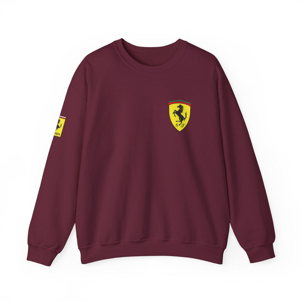 Sports Sweatshirt, Gift for Racing Car Enthusiasts, Graphic Design Sweater, Unisex Crew Neck Sweater, Automotive Clothing, - Etna Gift