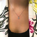 Star necklace 925 sterling silver star necklace - Etna Gift