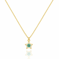 Star silver necklace 925 sterling silver star necklace - Etna Gift