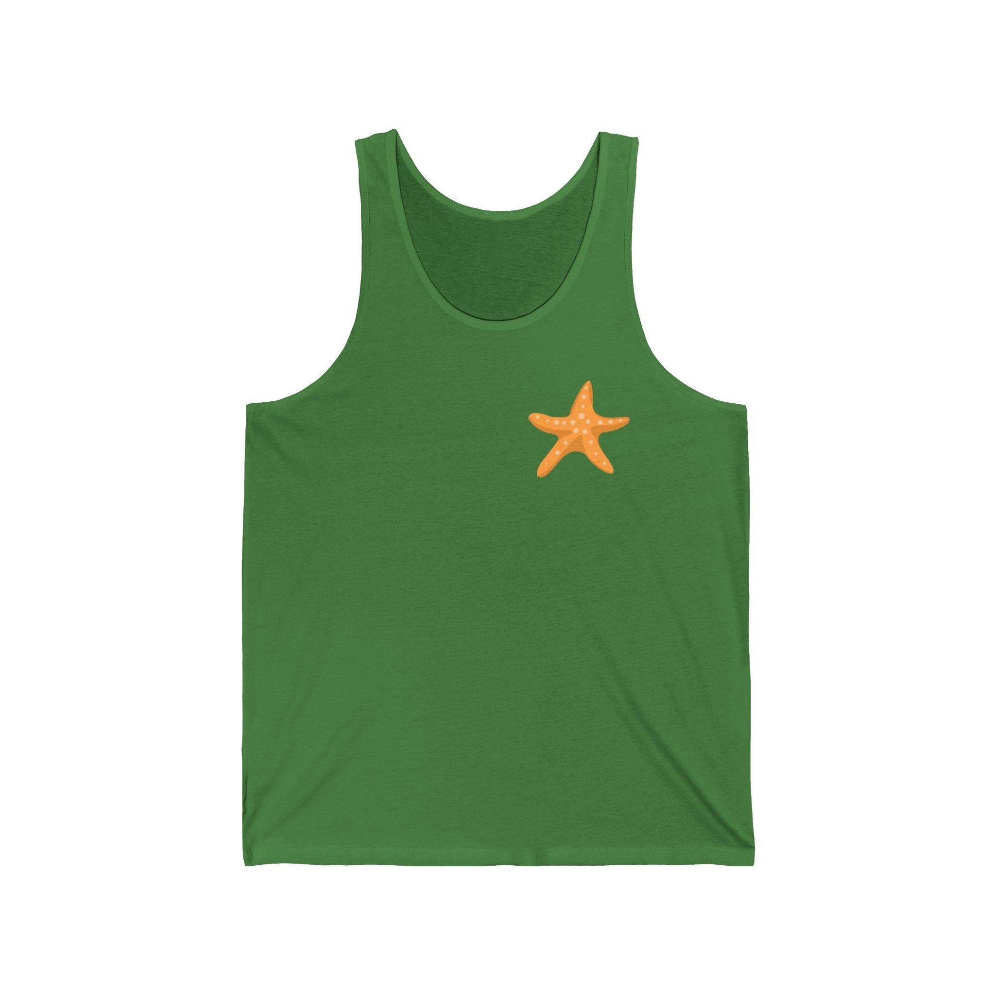 Starfish & Palm Beach Tank Tropical Island Beach Tank - Etna Gift