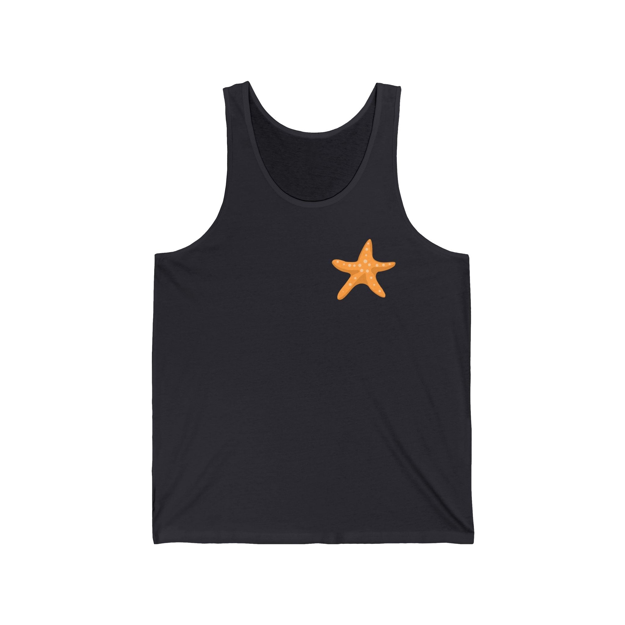 Starfish & Palm Beach Tank Tropical Island Beach Tank - Etna Gift