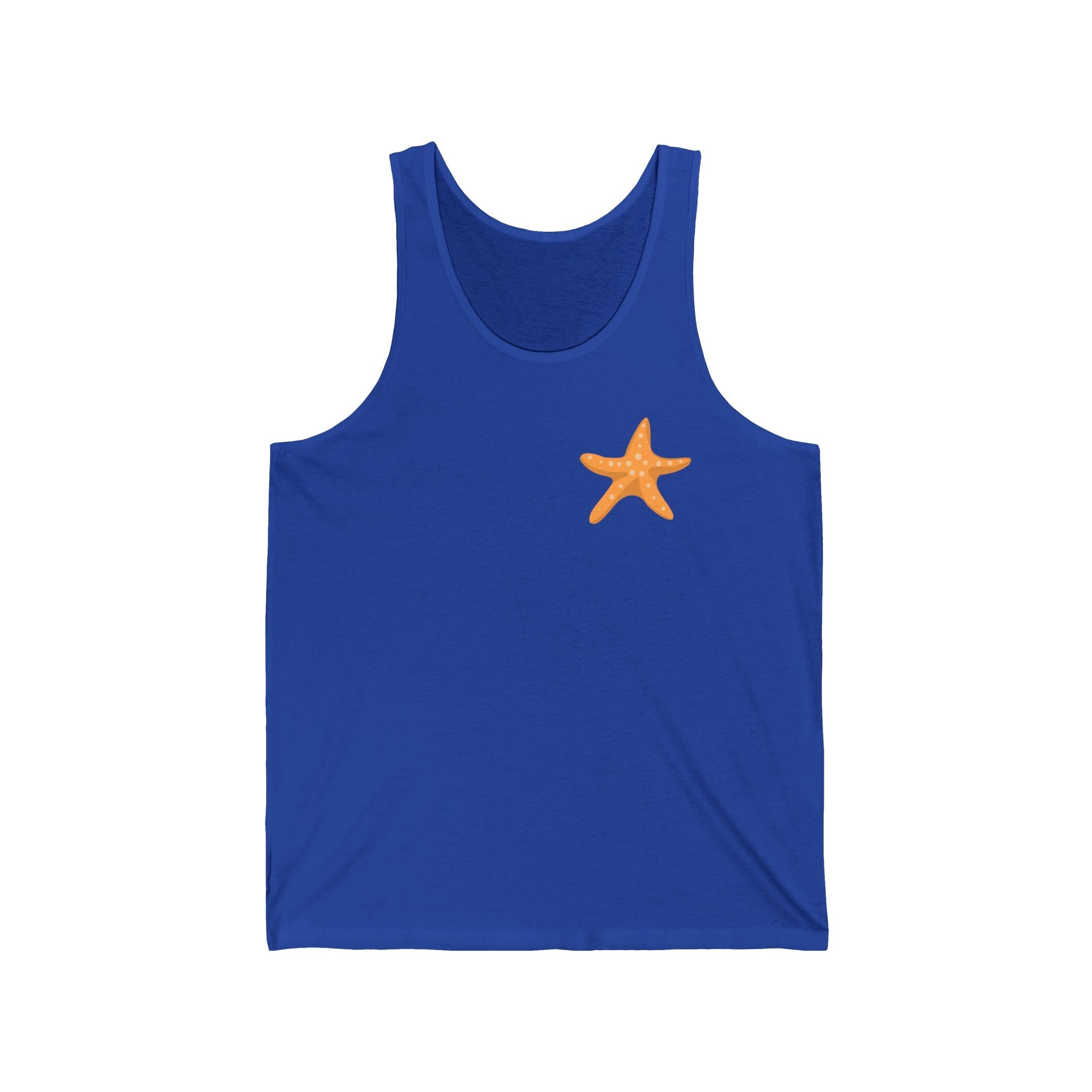 Starfish & Palm Beach Tank Tropical Island Beach Tank - Etna Gift