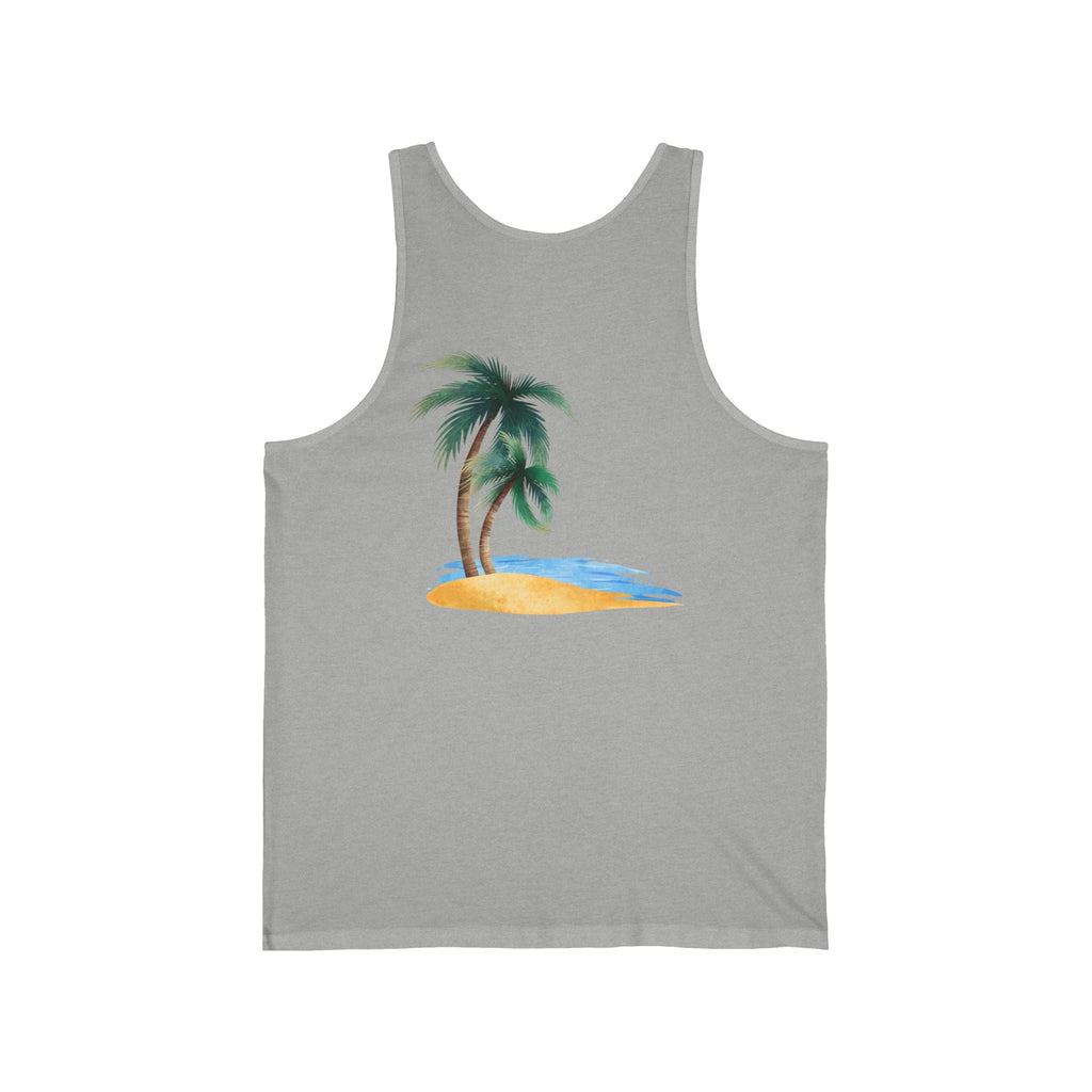 Starfish & Palm Beach Tank Tropical Island Beach Tank - Etna Gift