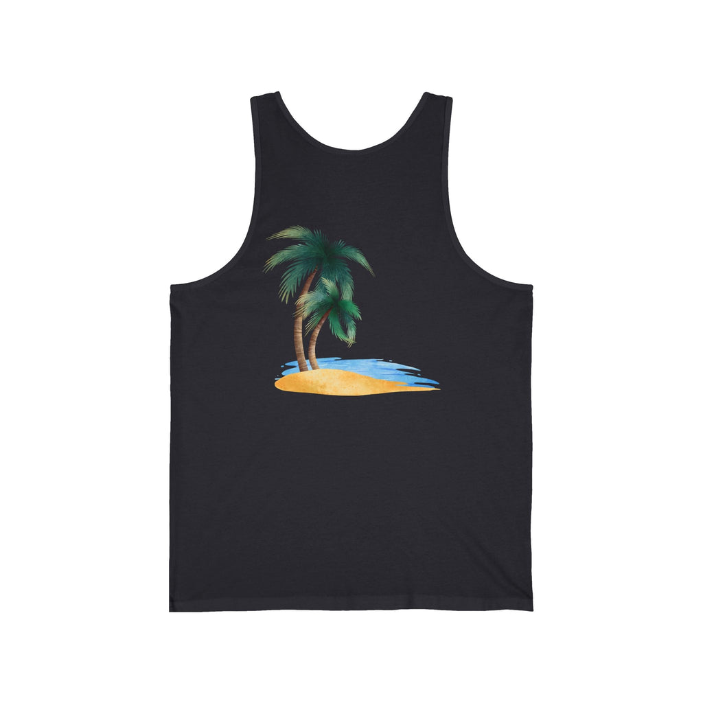 Starfish & Palm Beach Tank Tropical Island Beach Tank - Etna Gift