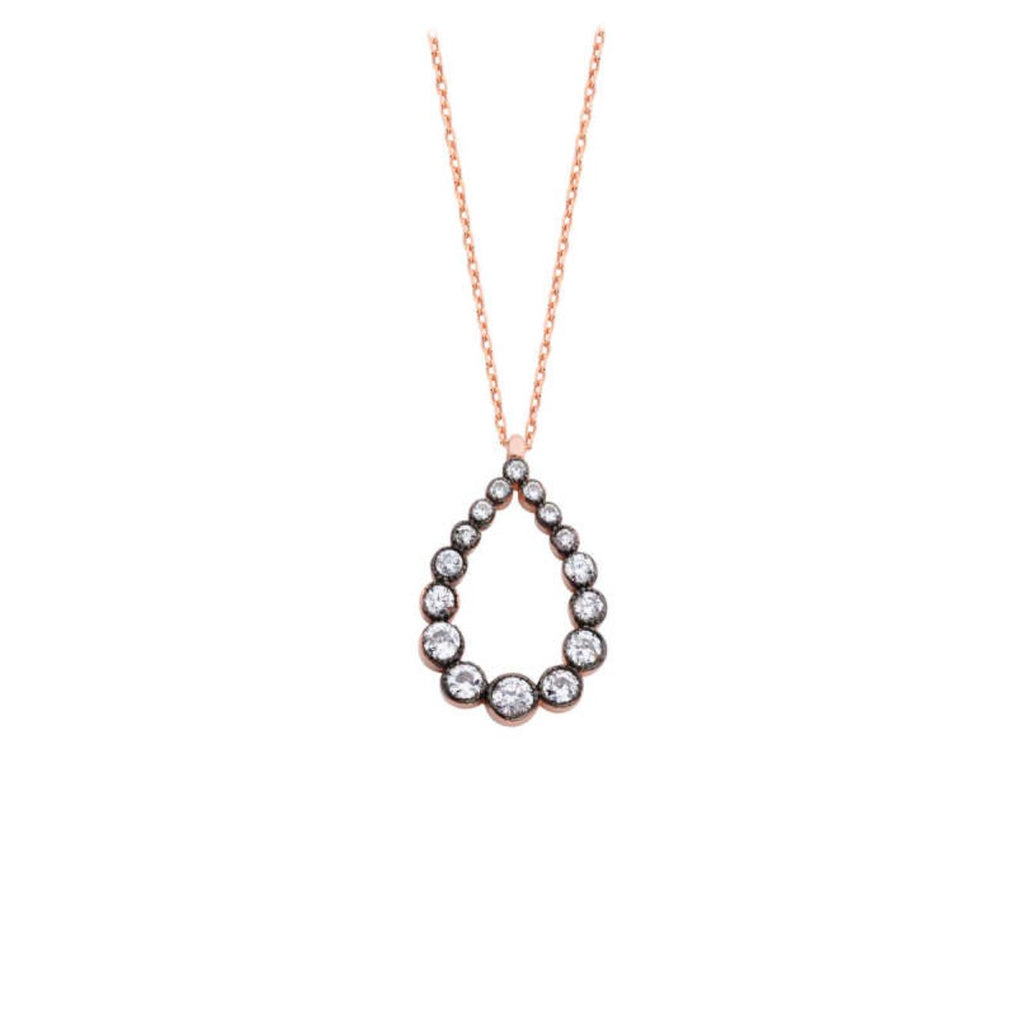 Diamond 925 sterling silver necklace