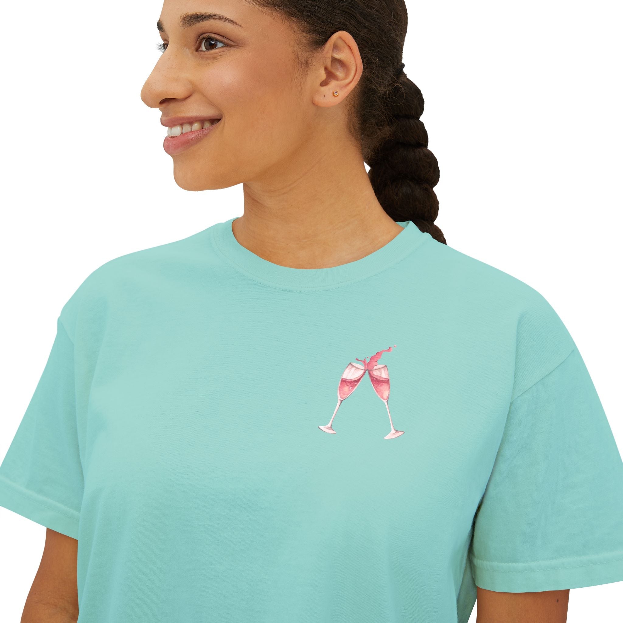 Summer Beach Tee — "Summer" Graphic Women's Boxy T-Shirt - Etna Gift