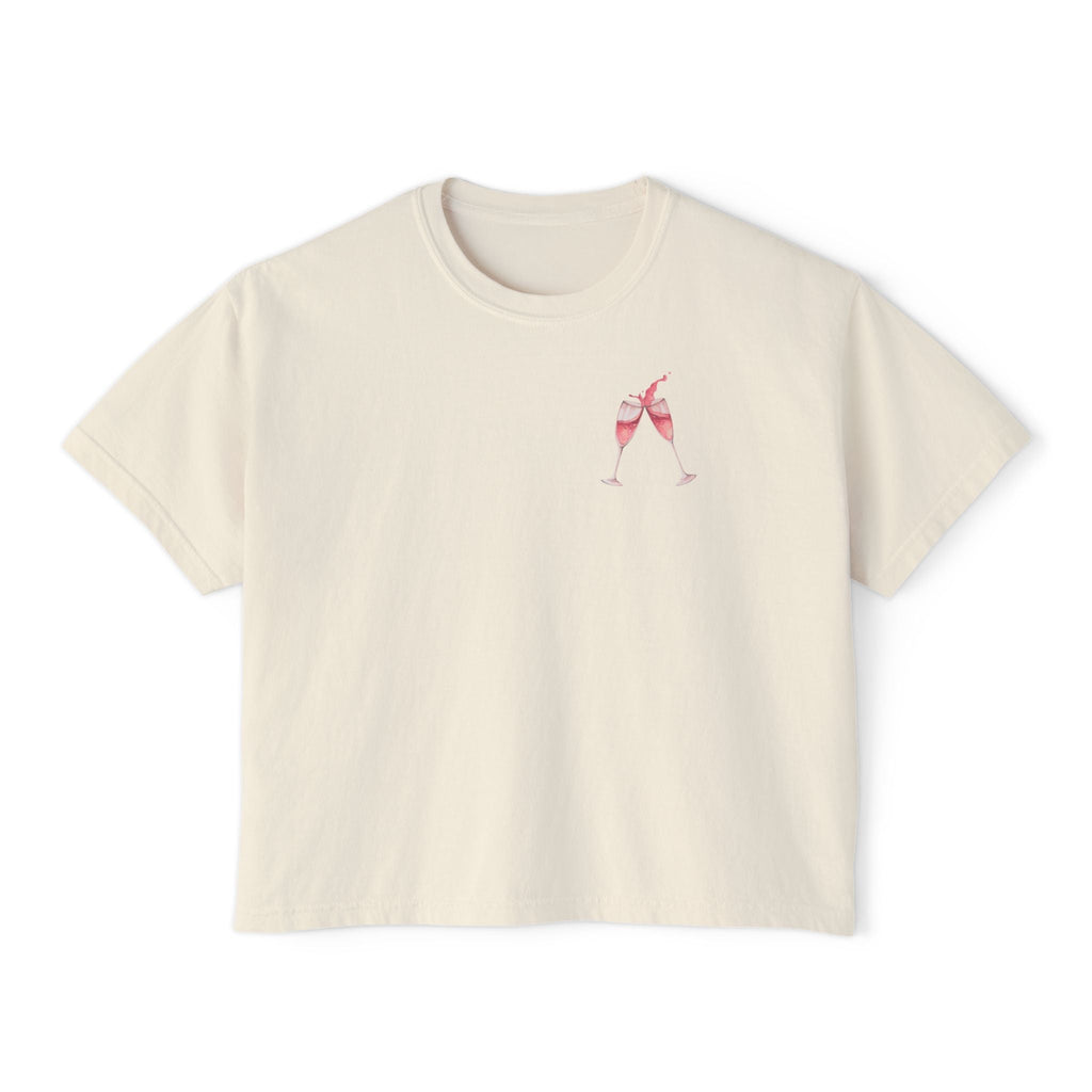 Summer Beach Tee — "Summer" Graphic Women's Boxy T-Shirt - Etna Gift