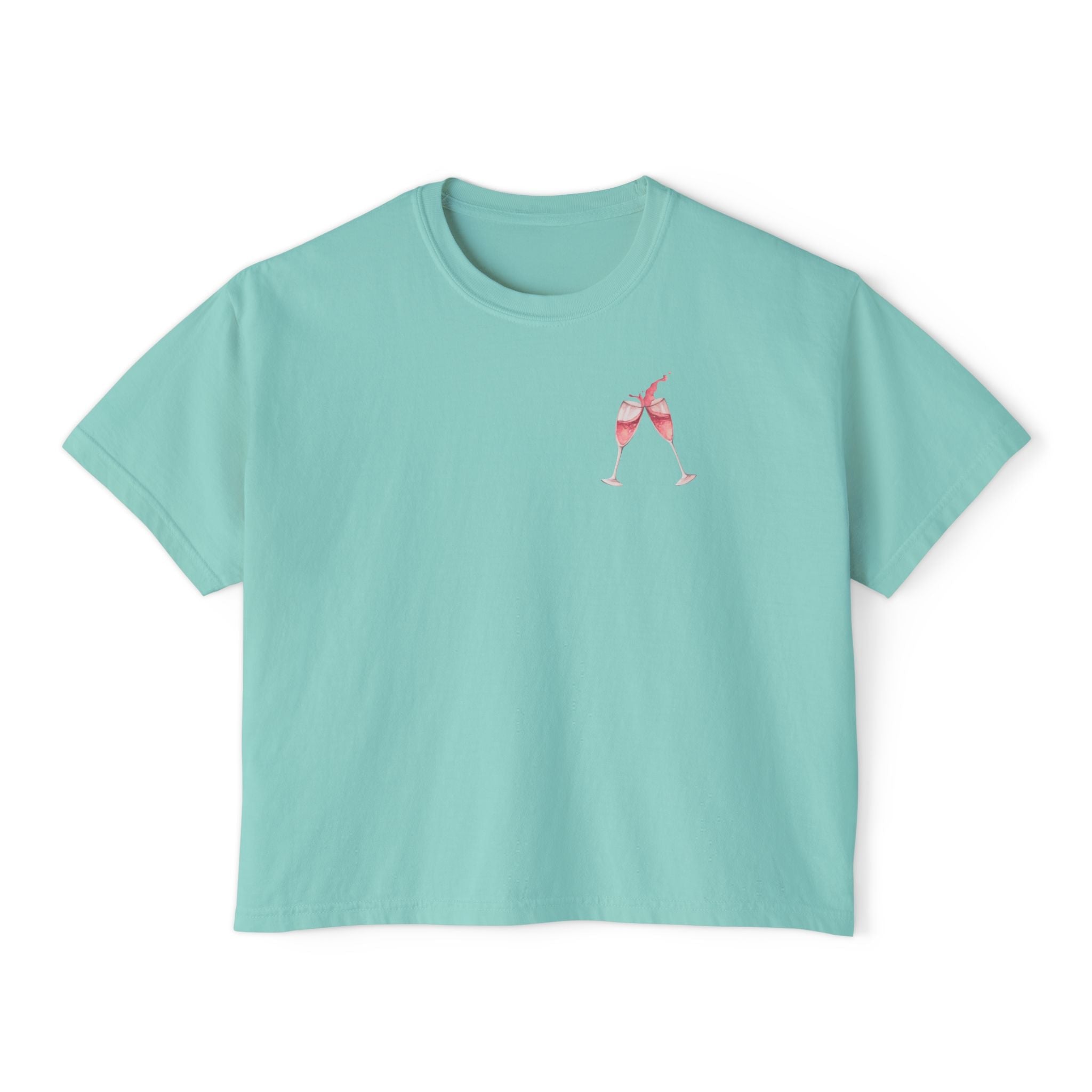 Summer Beach Tee — "Summer" Graphic Women's Boxy T-Shirt - Etna Gift