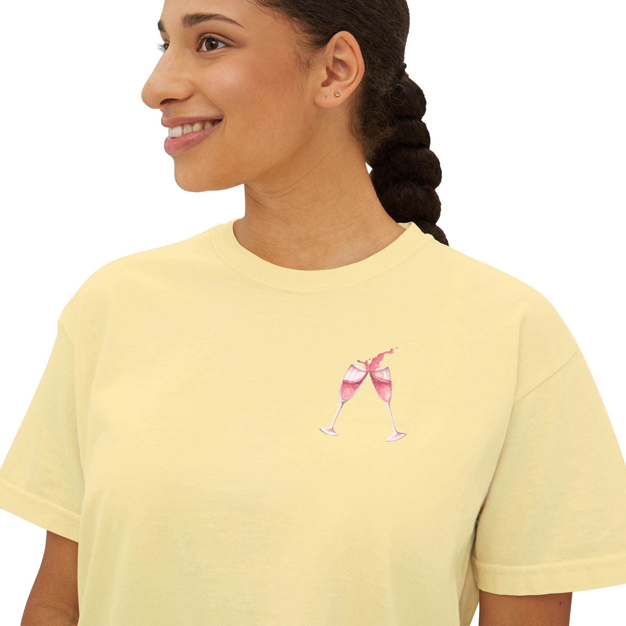 Summer Beach Tee — "Summer" Graphic Women's Boxy T-Shirt - Etna Gift