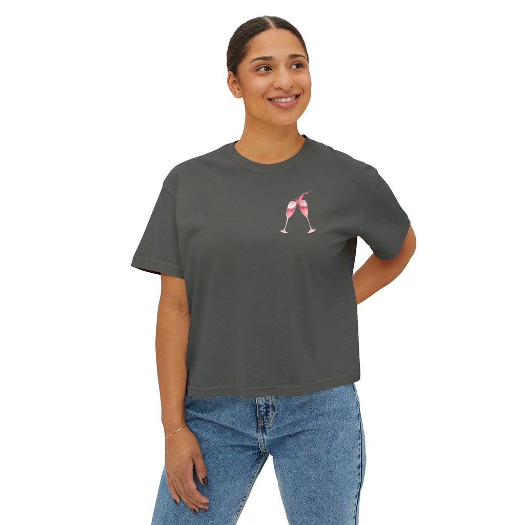 Summer Beach Tee — "Summer" Graphic Women's Boxy T-Shirt - Etna Gift