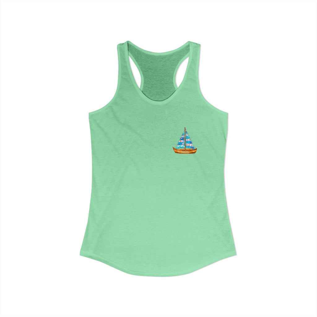 Summer Vacation Sand Sailboat T-Shirt | Coastal Beach Graphic Tee - Etna Gift