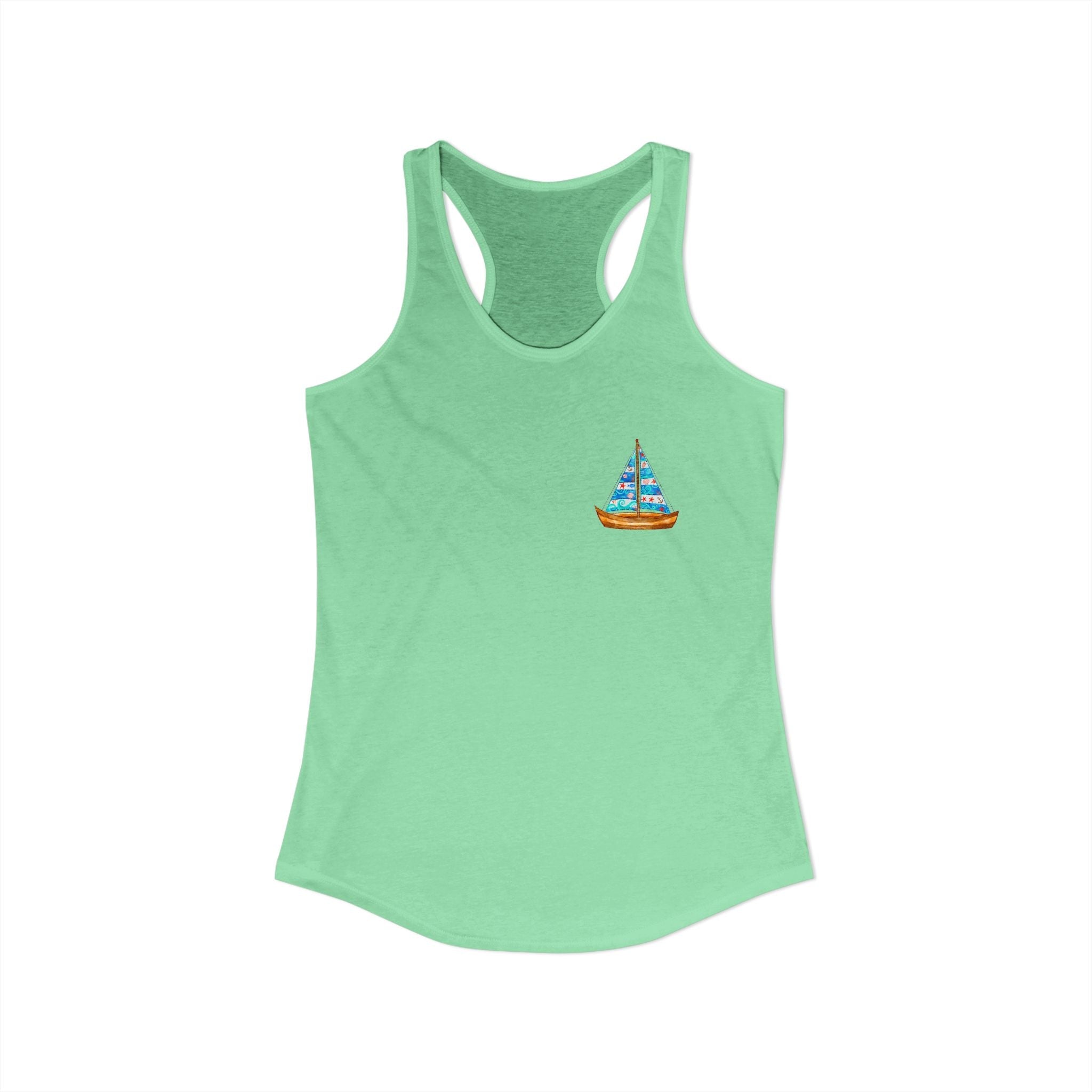 Summer Vacation Sand Sailboat T-Shirt | Coastal Beach Graphic Tee - Etna Gift