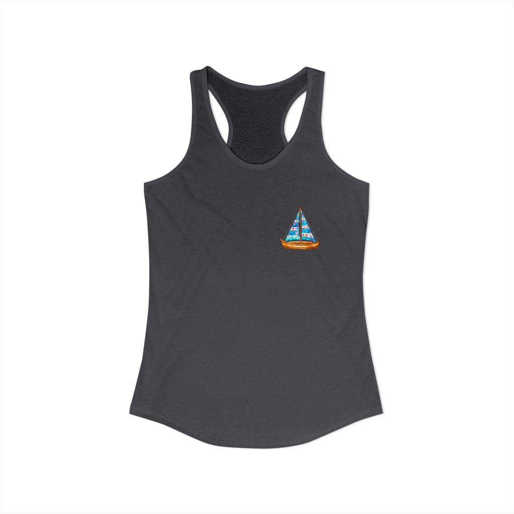 Summer Vacation Sand Sailboat T-Shirt | Coastal Beach Graphic Tee - Etna Gift