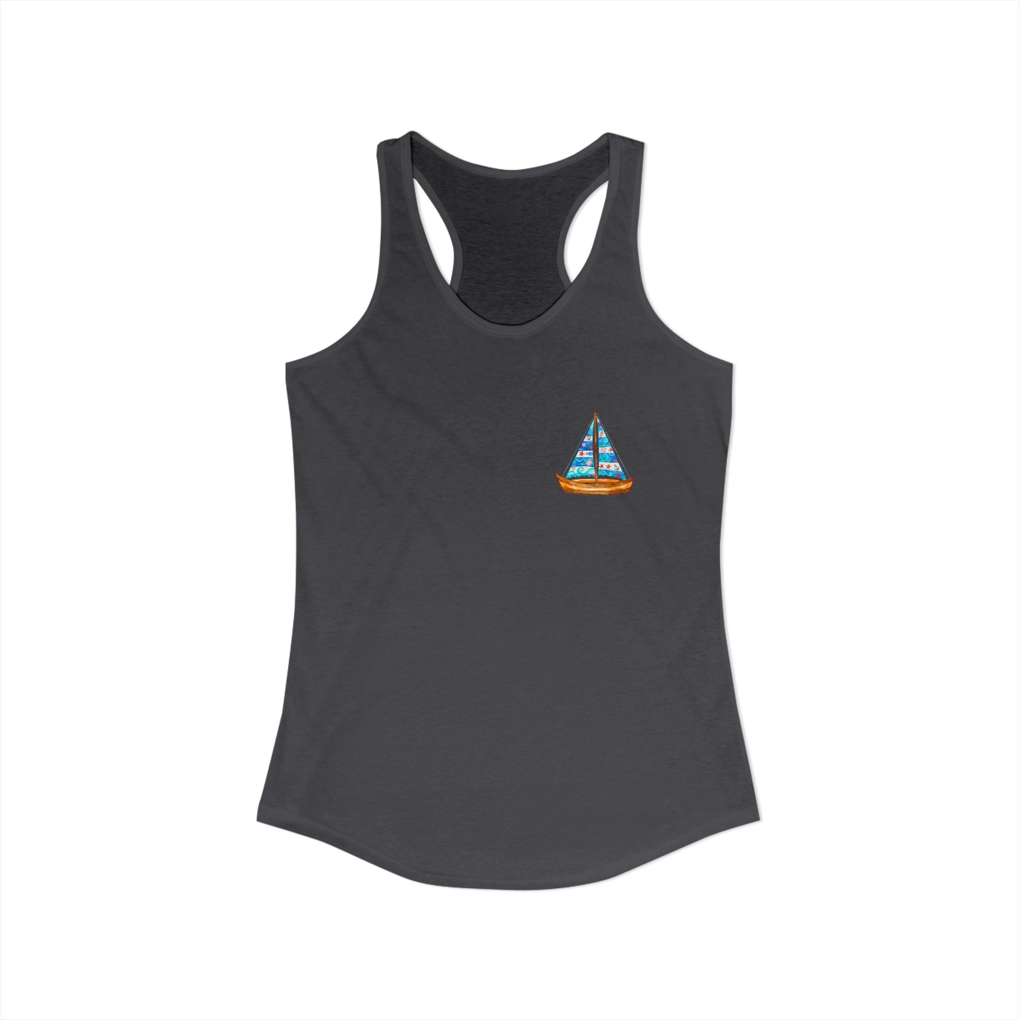 Summer Vacation Sand Sailboat T-Shirt | Coastal Beach Graphic Tee - Etna Gift