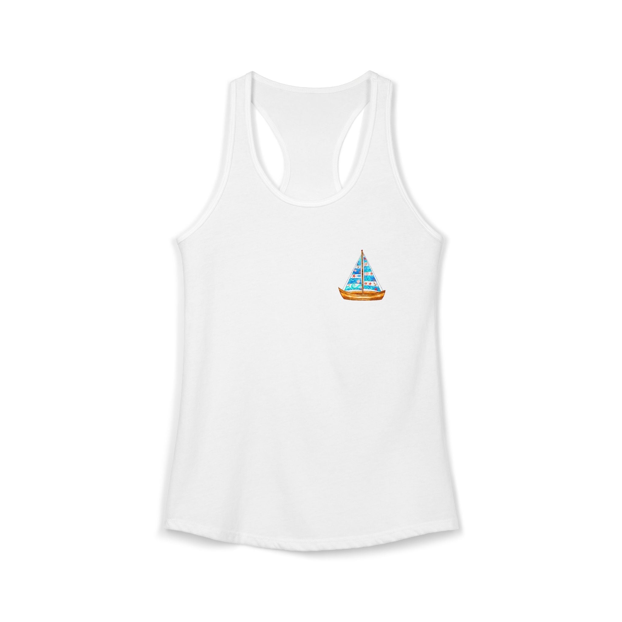 Summer Vacation Sand Sailboat T-Shirt | Coastal Beach Graphic Tee - Etna Gift
