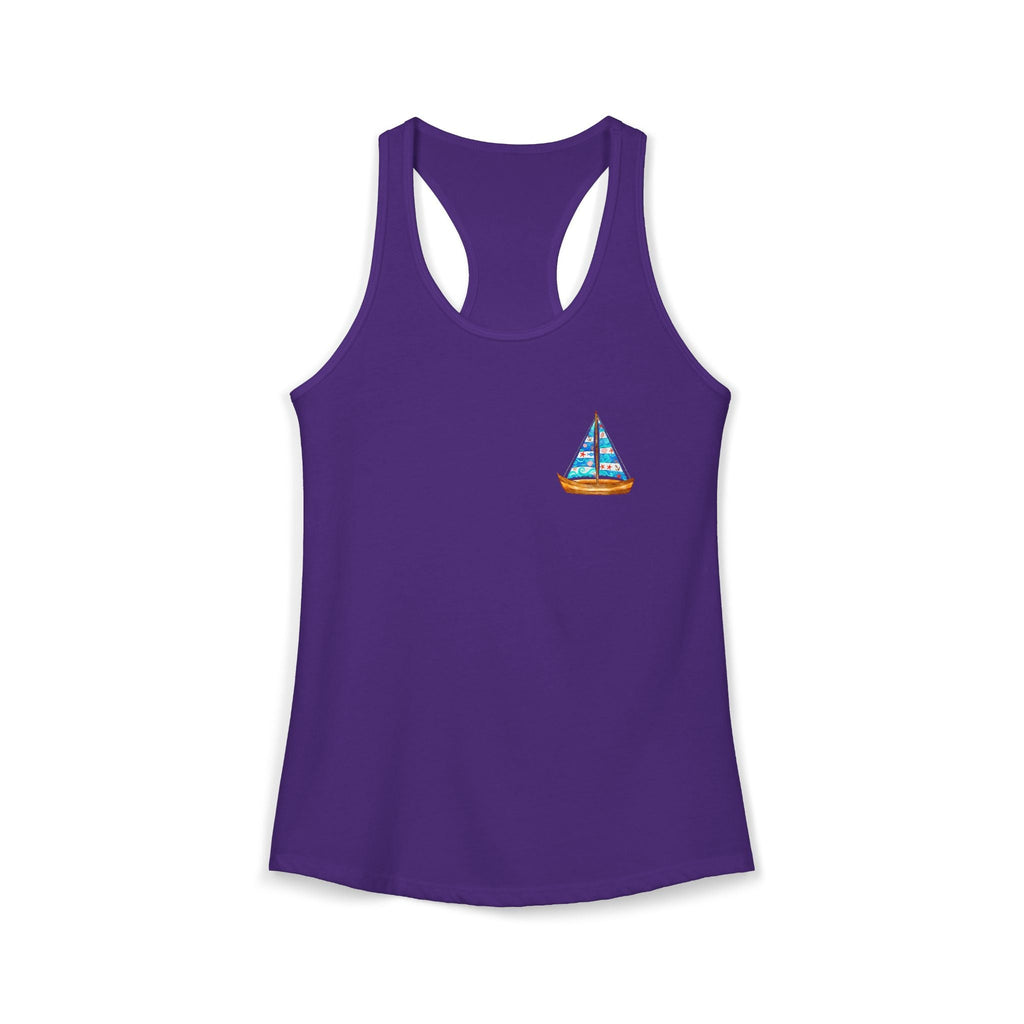 Summer Vacation Sand Sailboat T-Shirt | Coastal Beach Graphic Tee - Etna Gift