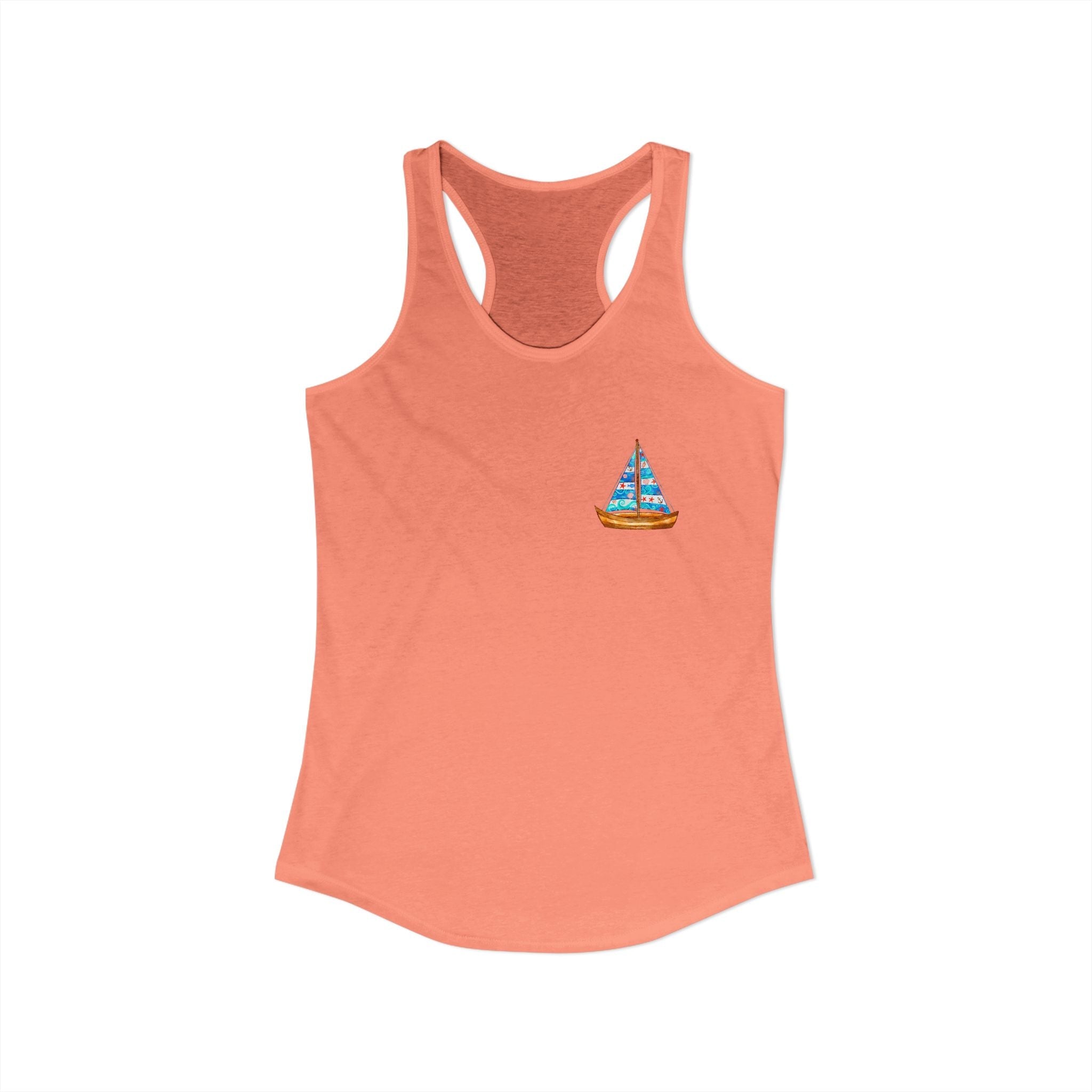 Summer Vacation Sand Sailboat T-Shirt | Coastal Beach Graphic Tee - Etna Gift