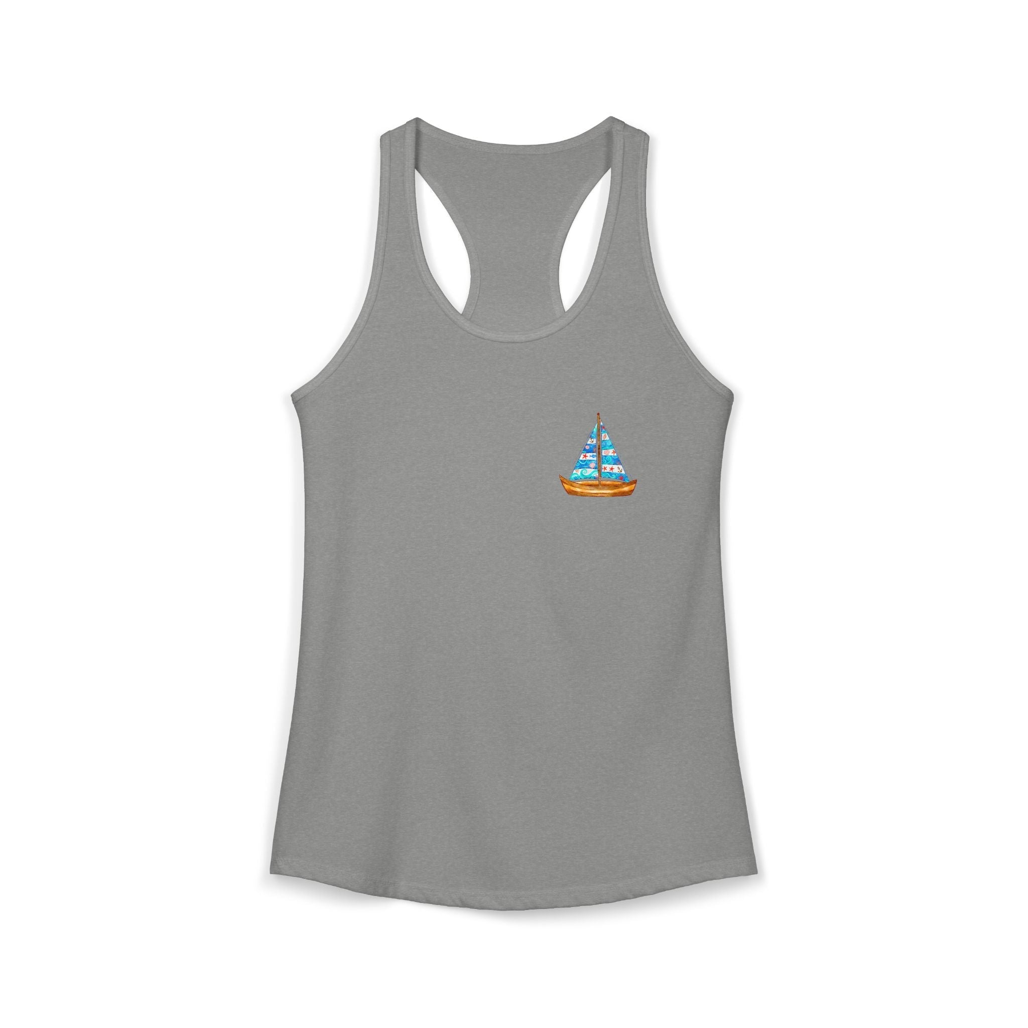 Summer Vacation Sand Sailboat T-Shirt | Coastal Beach Graphic Tee - Etna Gift