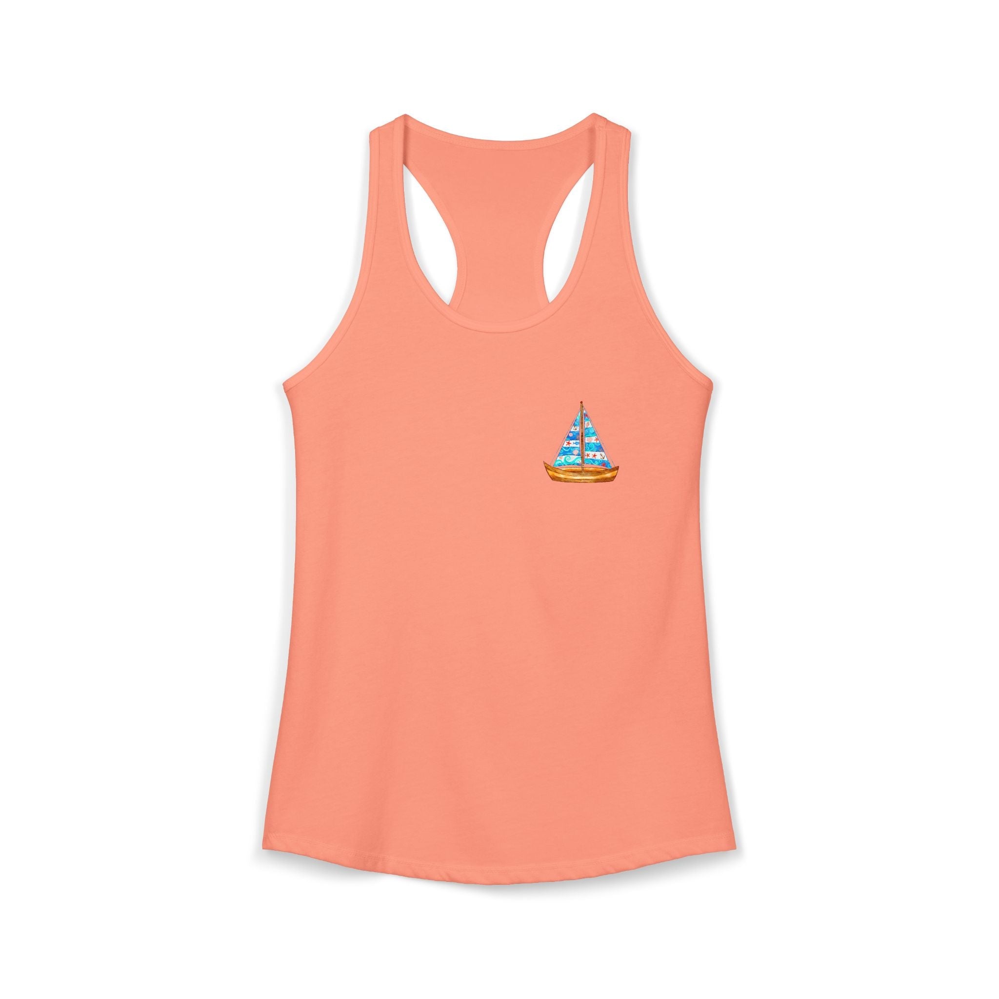 Summer Vacation Sand Sailboat T-Shirt | Coastal Beach Graphic Tee - Etna Gift