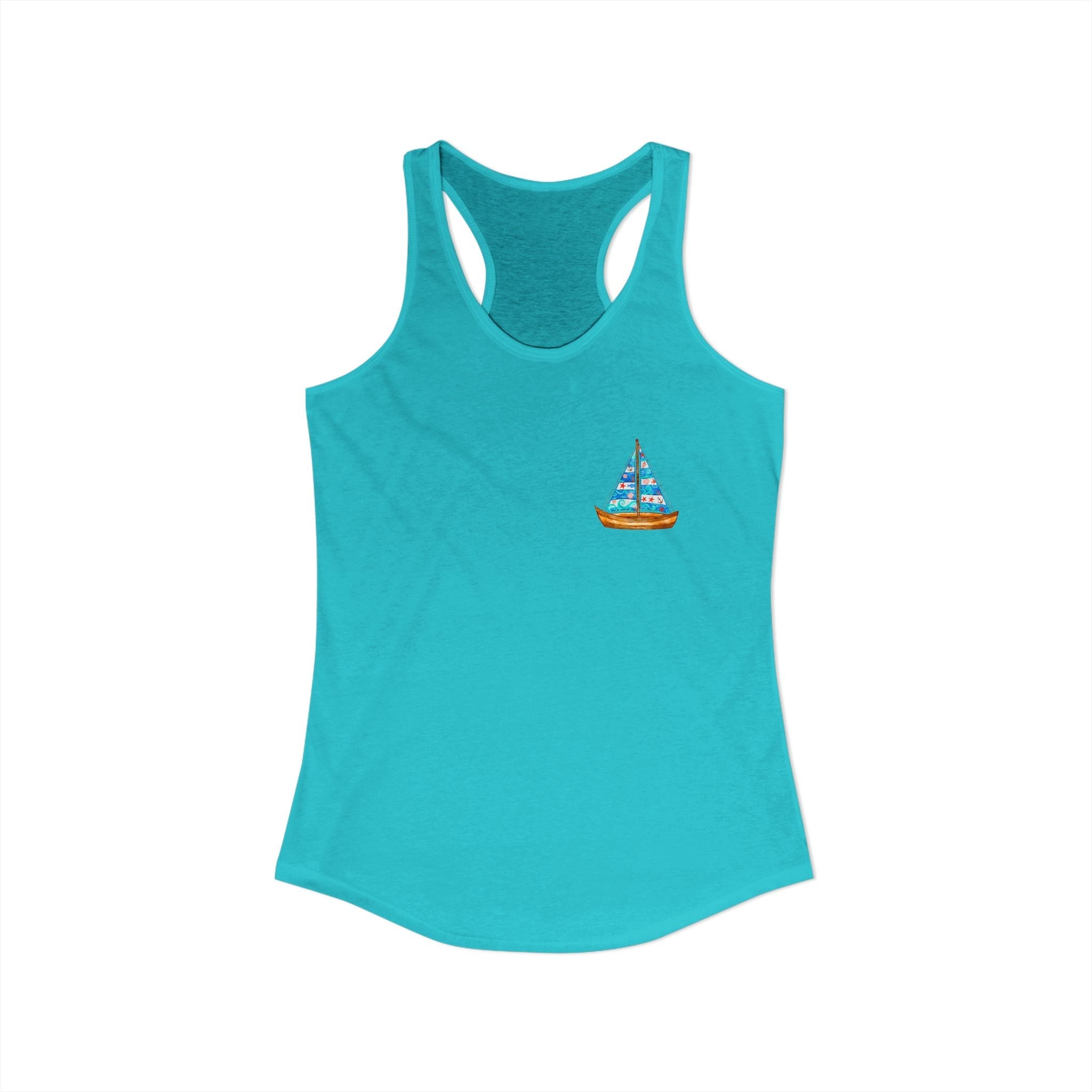 Summer Vacation Sand Sailboat T-Shirt | Coastal Beach Graphic Tee - Etna Gift