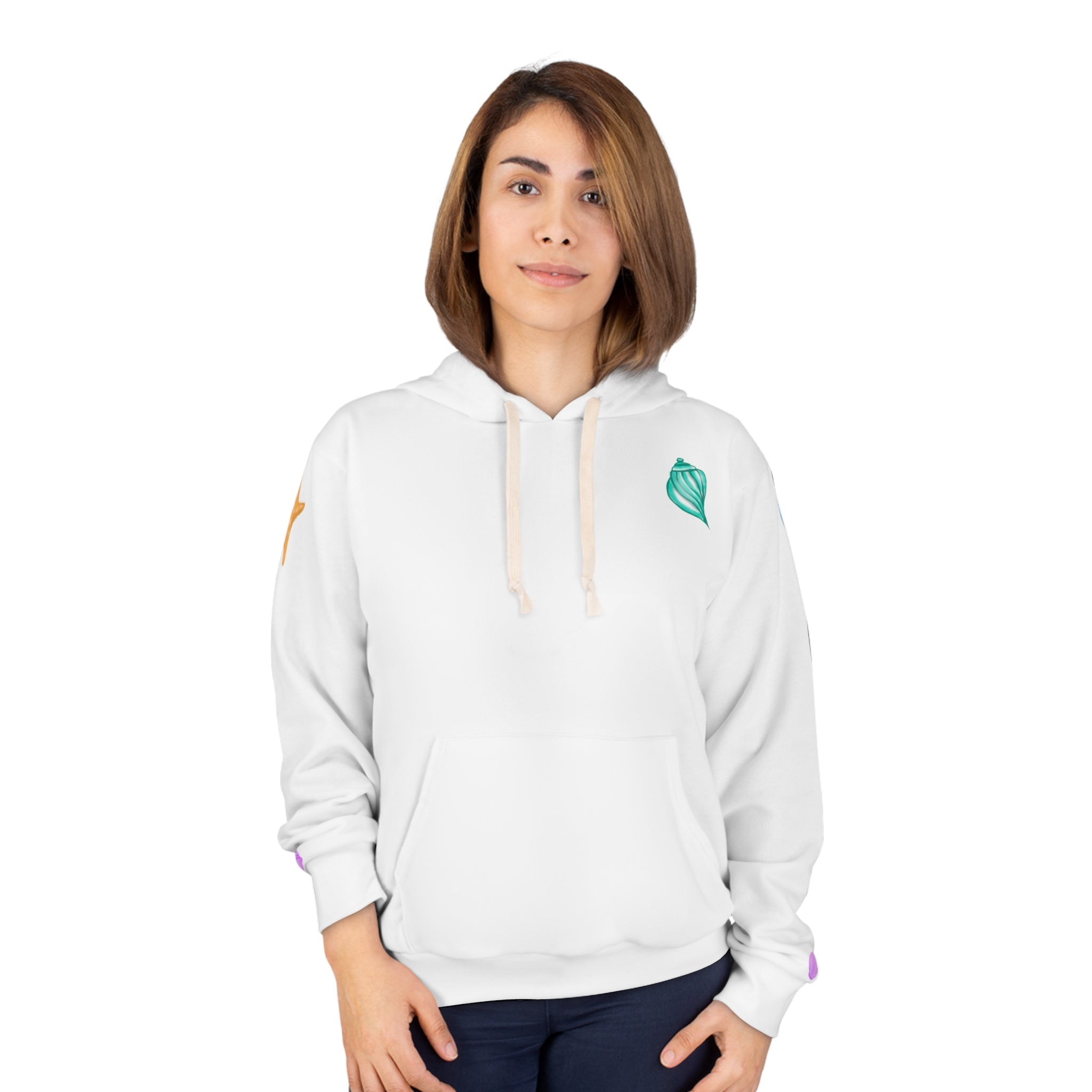Sunset Palm Island Hoodie Tropical Beach AOP Pullover - Etna Gift