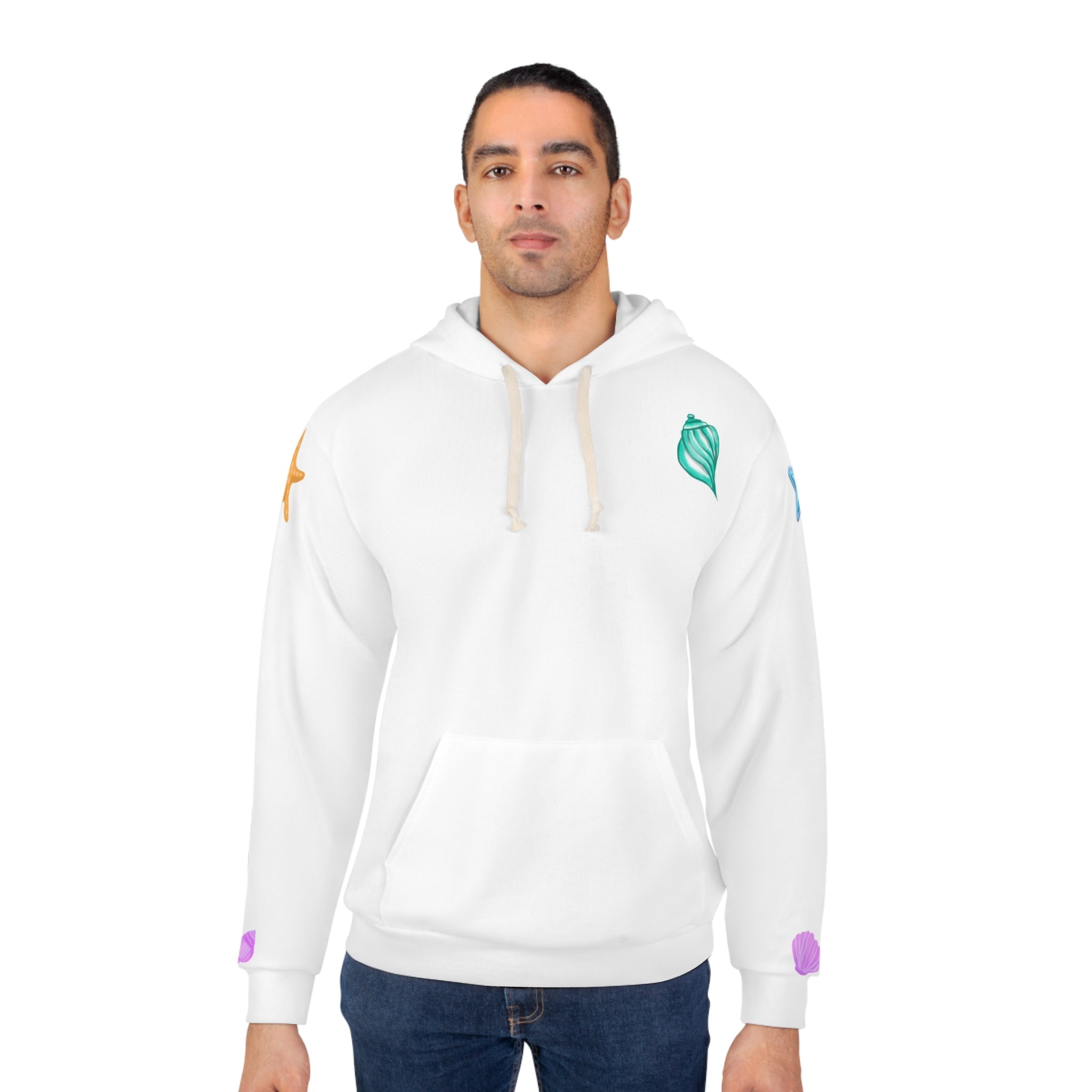 Sunset Palm Island Hoodie Tropical Beach AOP Pullover - Etna Gift