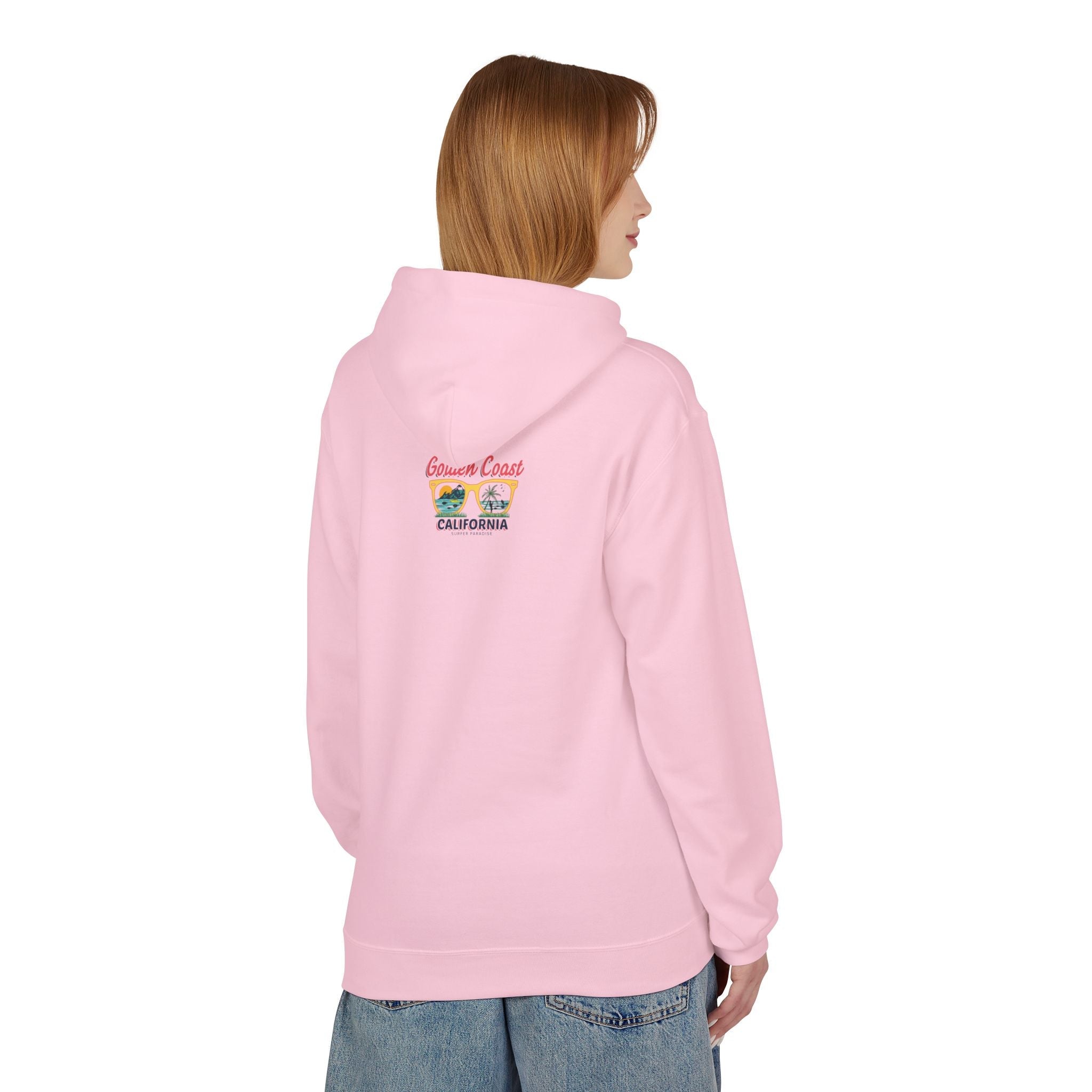 Surf Vibes Hoodie Coastal Palms & Sunset Graphic - Etna Gift