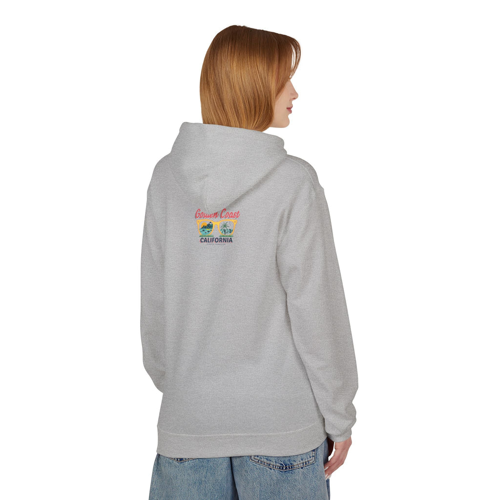 Surf Vibes Hoodie Coastal Palms & Sunset Graphic - Etna Gift