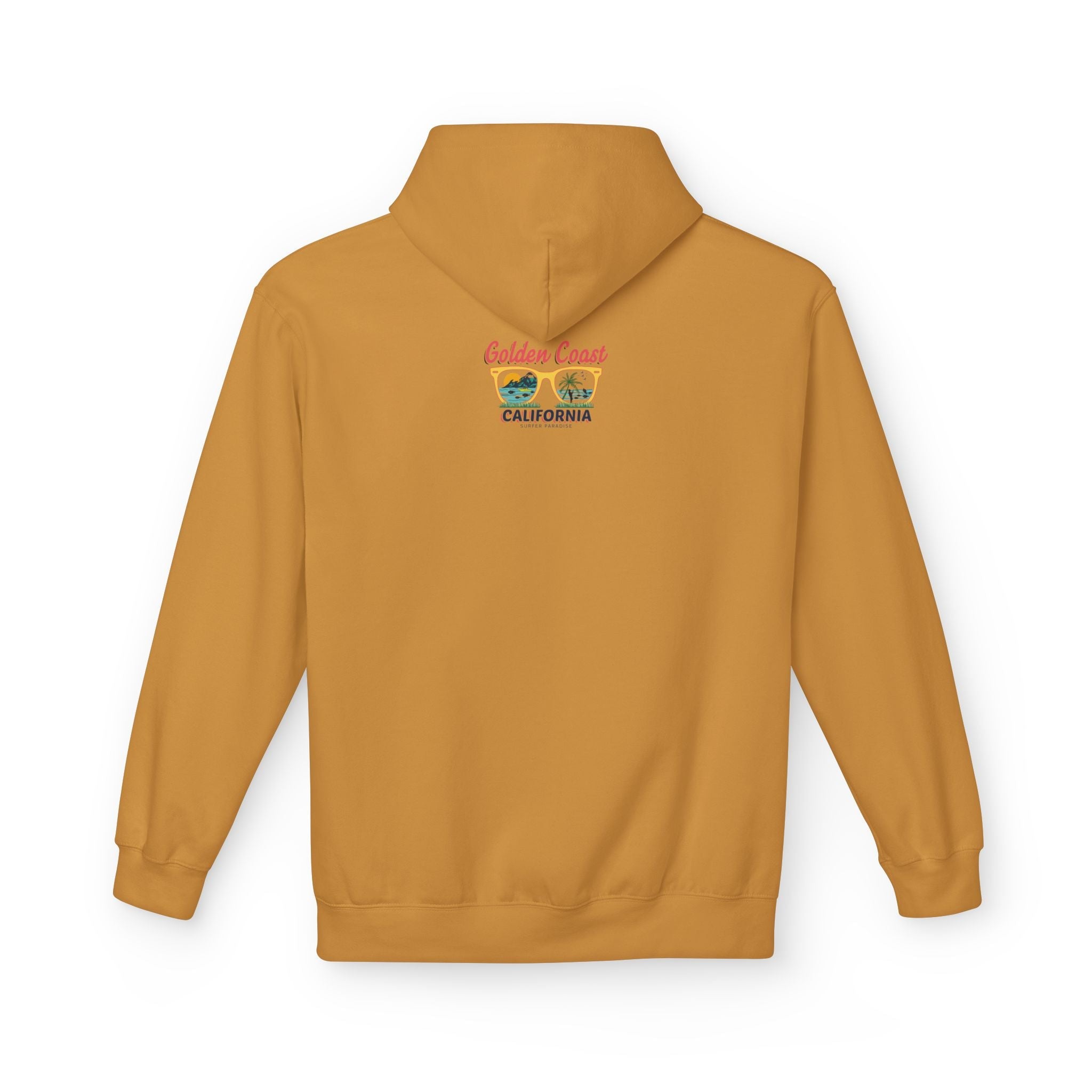 Surf Vibes Hoodie Coastal Palms & Sunset Graphic - Etna Gift