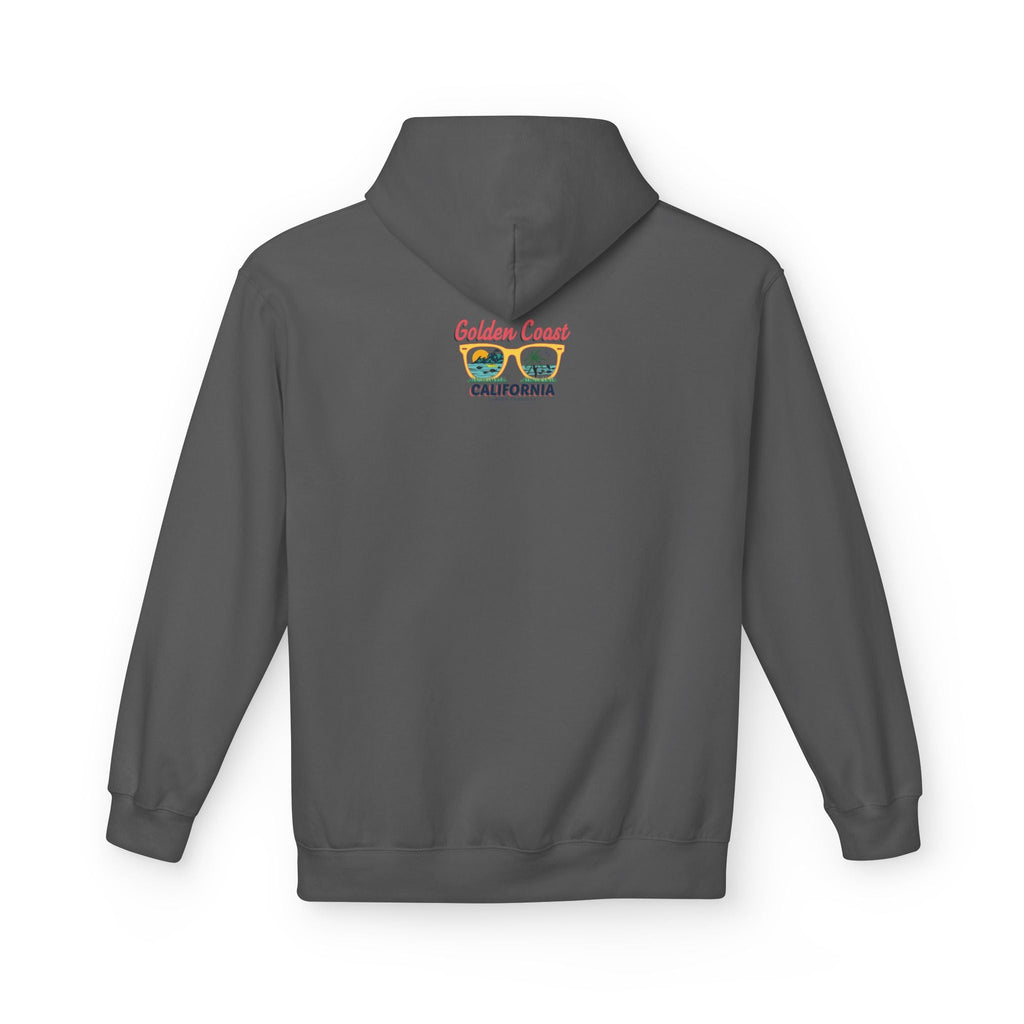 Surf Vibes Hoodie Coastal Palms & Sunset Graphic - Etna Gift