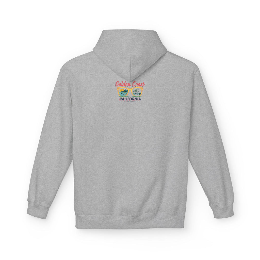 Surf Vibes Hoodie Coastal Palms & Sunset Graphic - Etna Gift