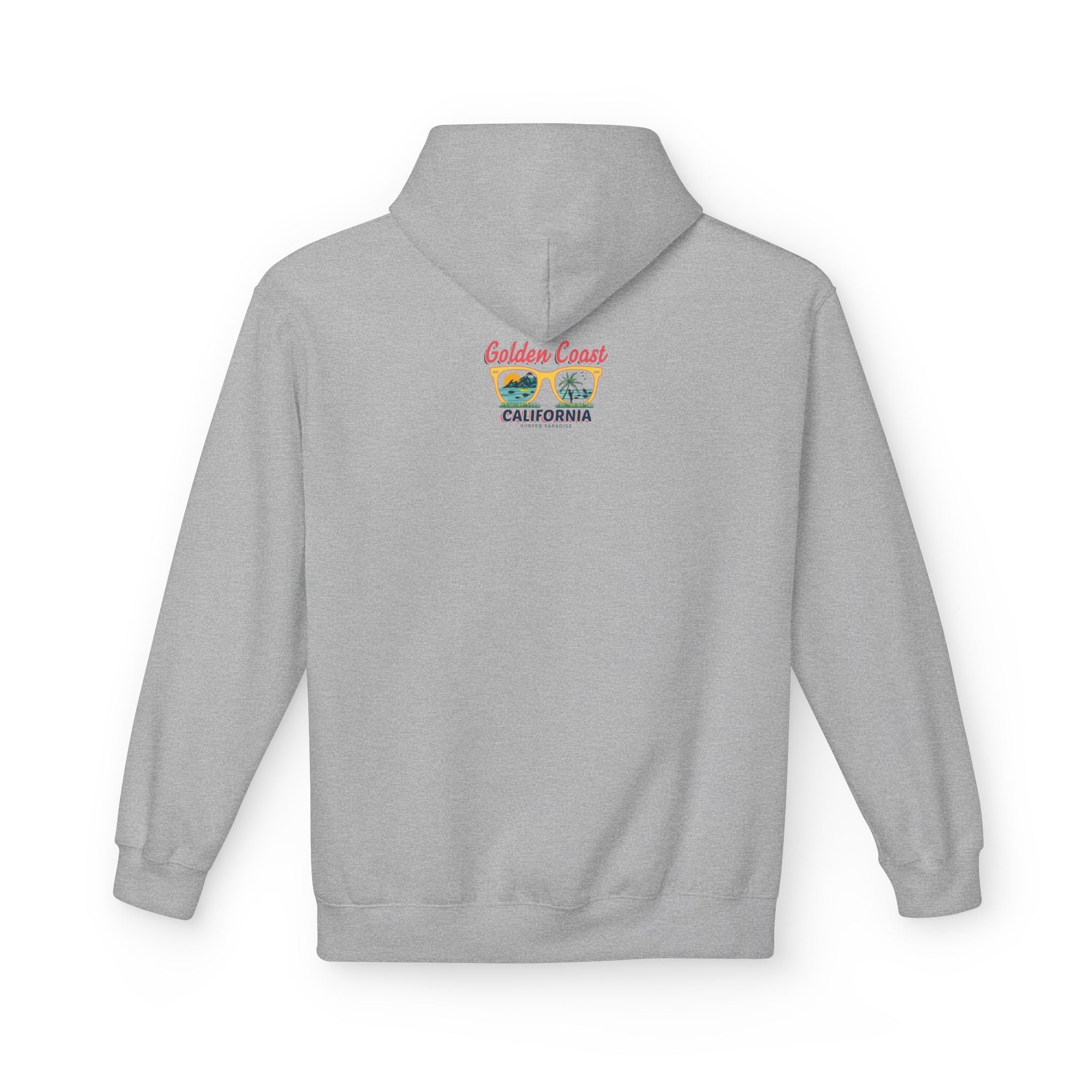 Surf Vibes Hoodie Coastal Palms & Sunset Graphic - Etna Gift