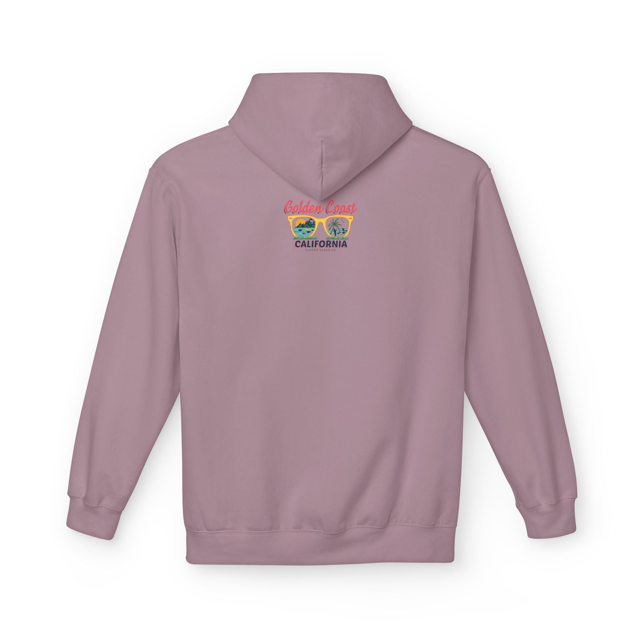 Surf Vibes Hoodie Coastal Palms & Sunset Graphic - Etna Gift