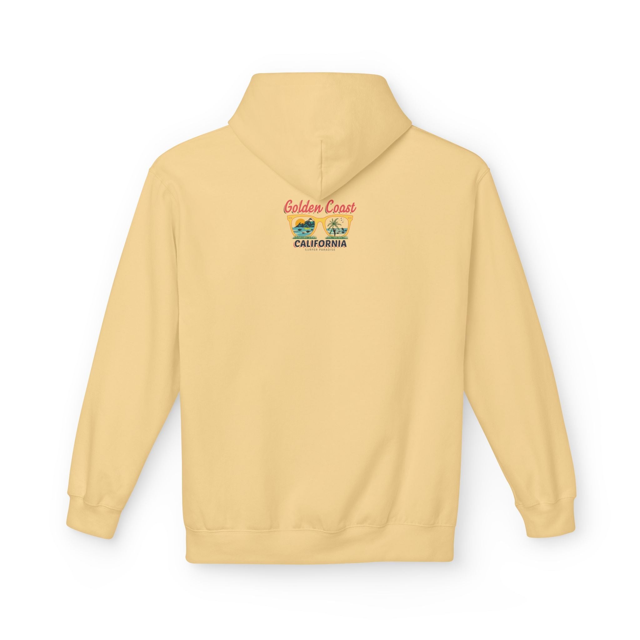 Surf Vibes Hoodie Coastal Palms & Sunset Graphic - Etna Gift