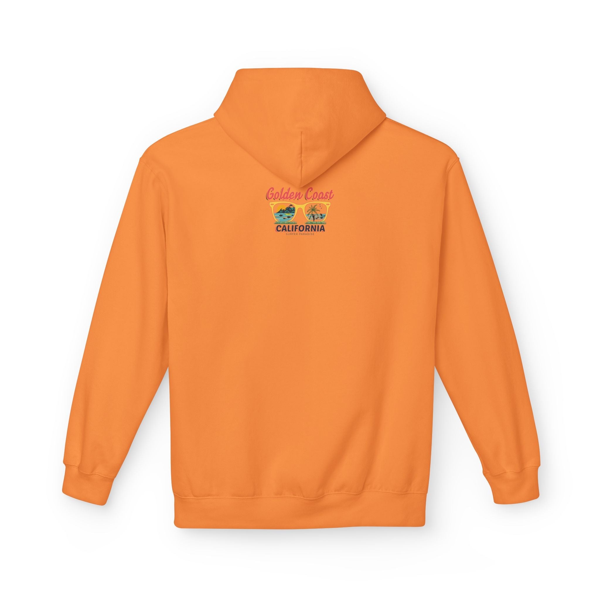 Surf Vibes Hoodie Coastal Palms & Sunset Graphic - Etna Gift