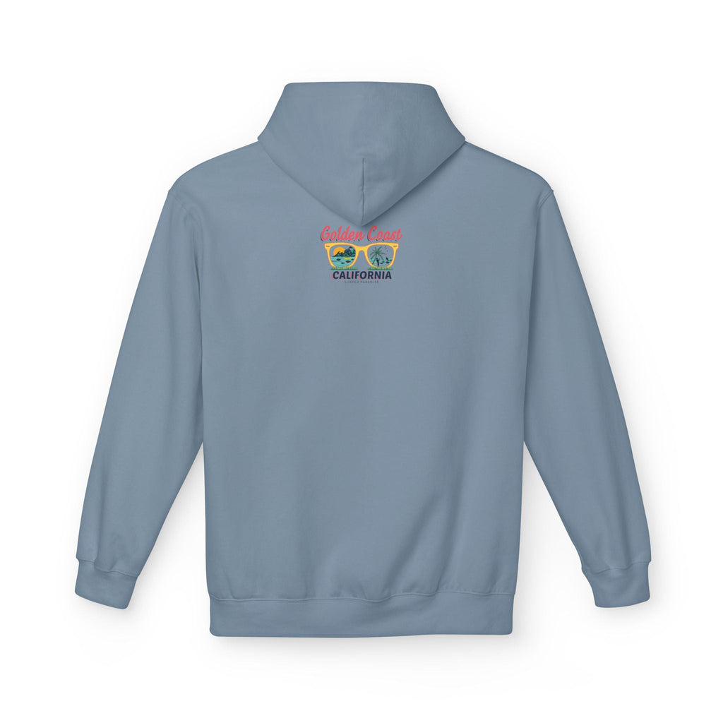 Surf Vibes Hoodie Coastal Palms & Sunset Graphic - Etna Gift